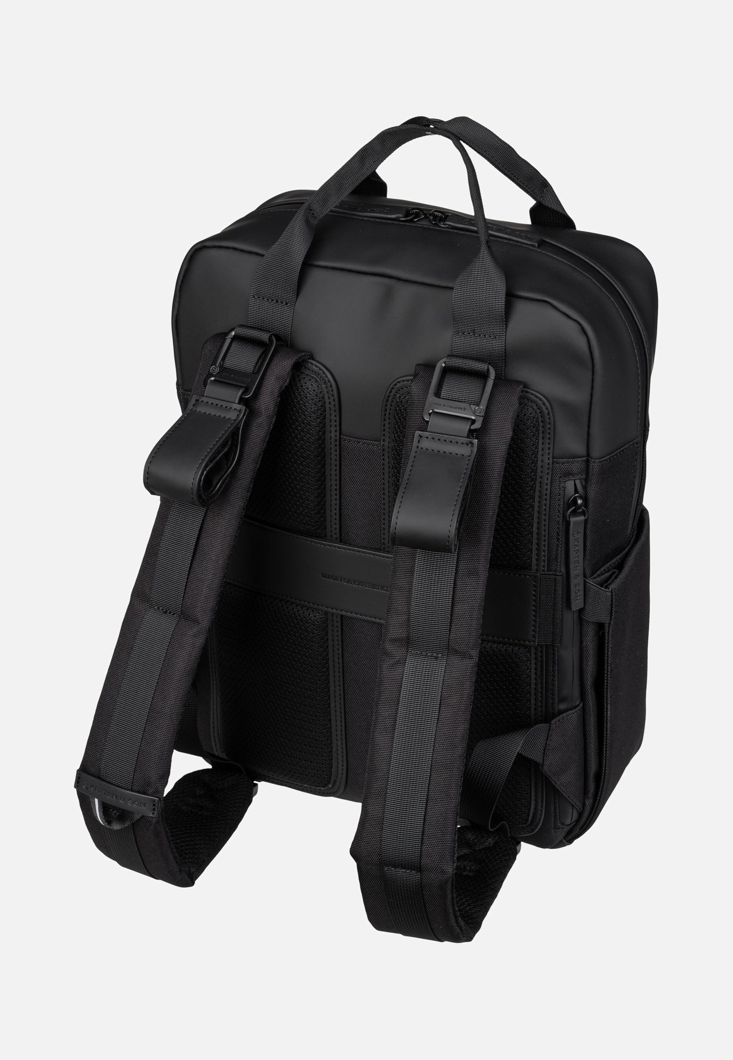 Kapten & Son - Bergen Pro Diaper BP All Black - Backpack | Neutral-Image