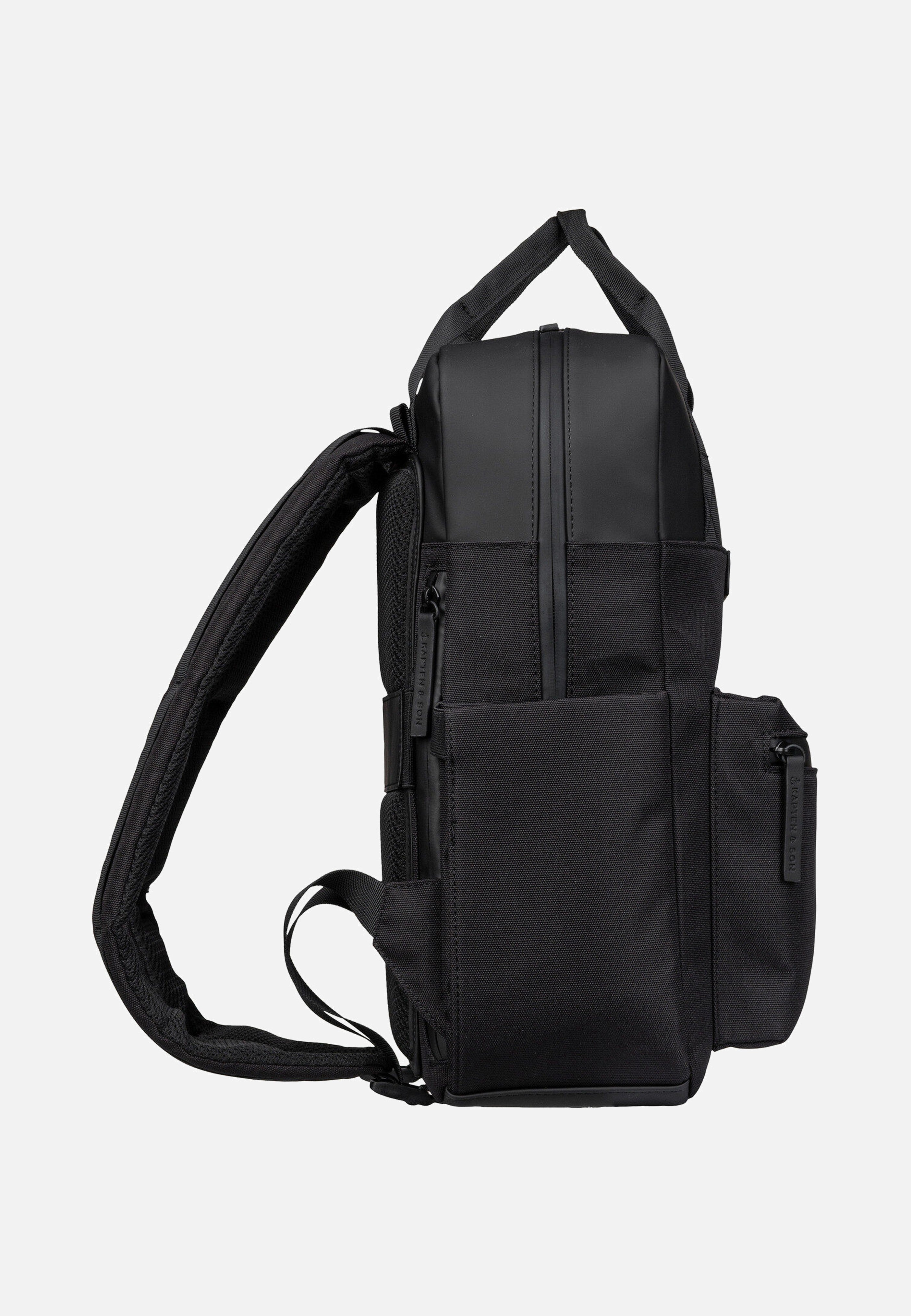 Kapten & Son - Bergen Pro Diaper BP All Black - Backpack | Neutral-Image