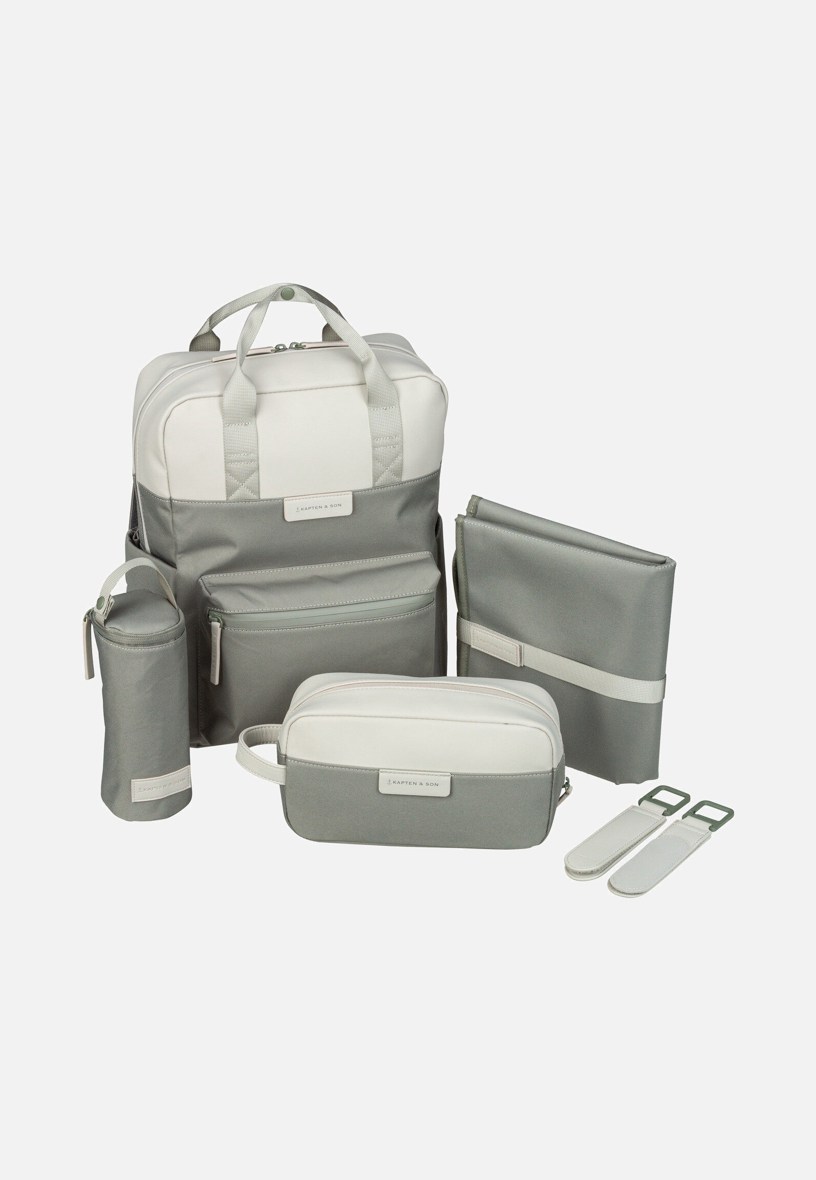 Kapten & Son - Bergen Pro Diaper BP Muted Sage - Backpack | Neutral-Image