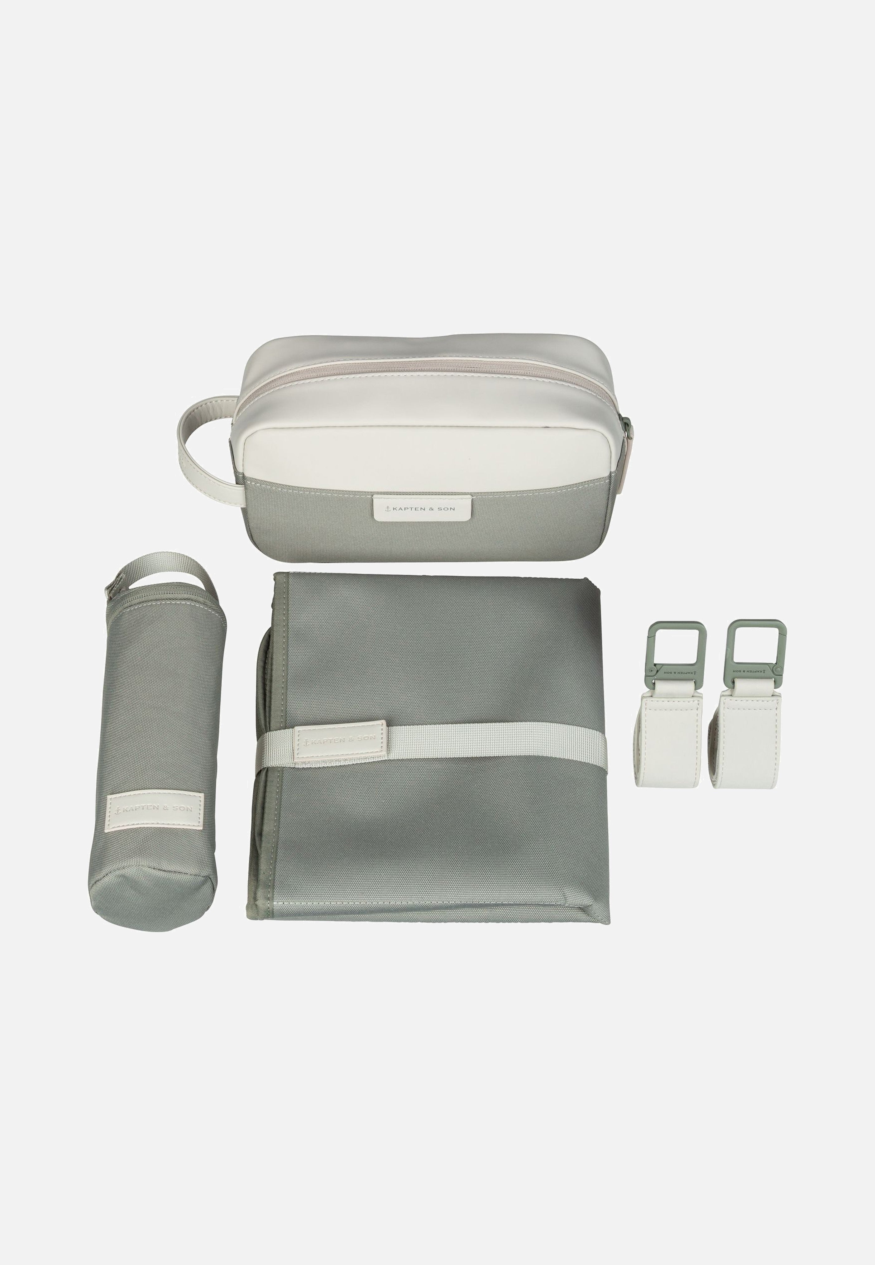 Kapten & Son - Bergen Pro Diaper BP Muted Sage - Backpack | Neutral-Image