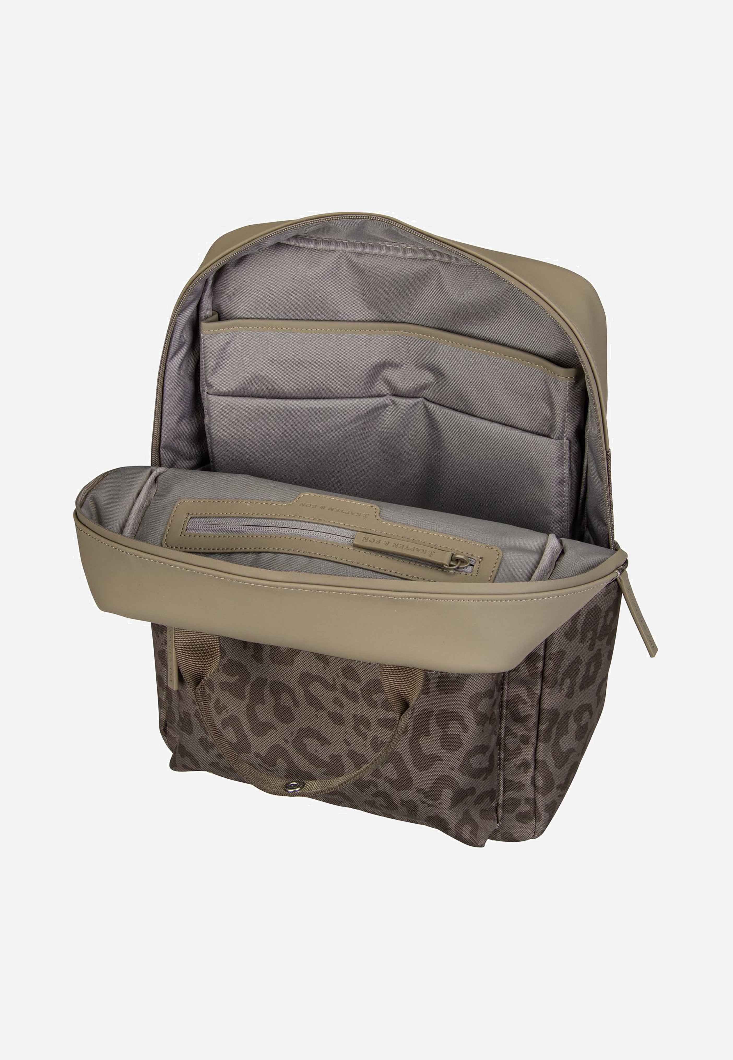 Kapten & Son - Bergen Pro Leo Leo Dark Brown - Backpack | Neutral-Image