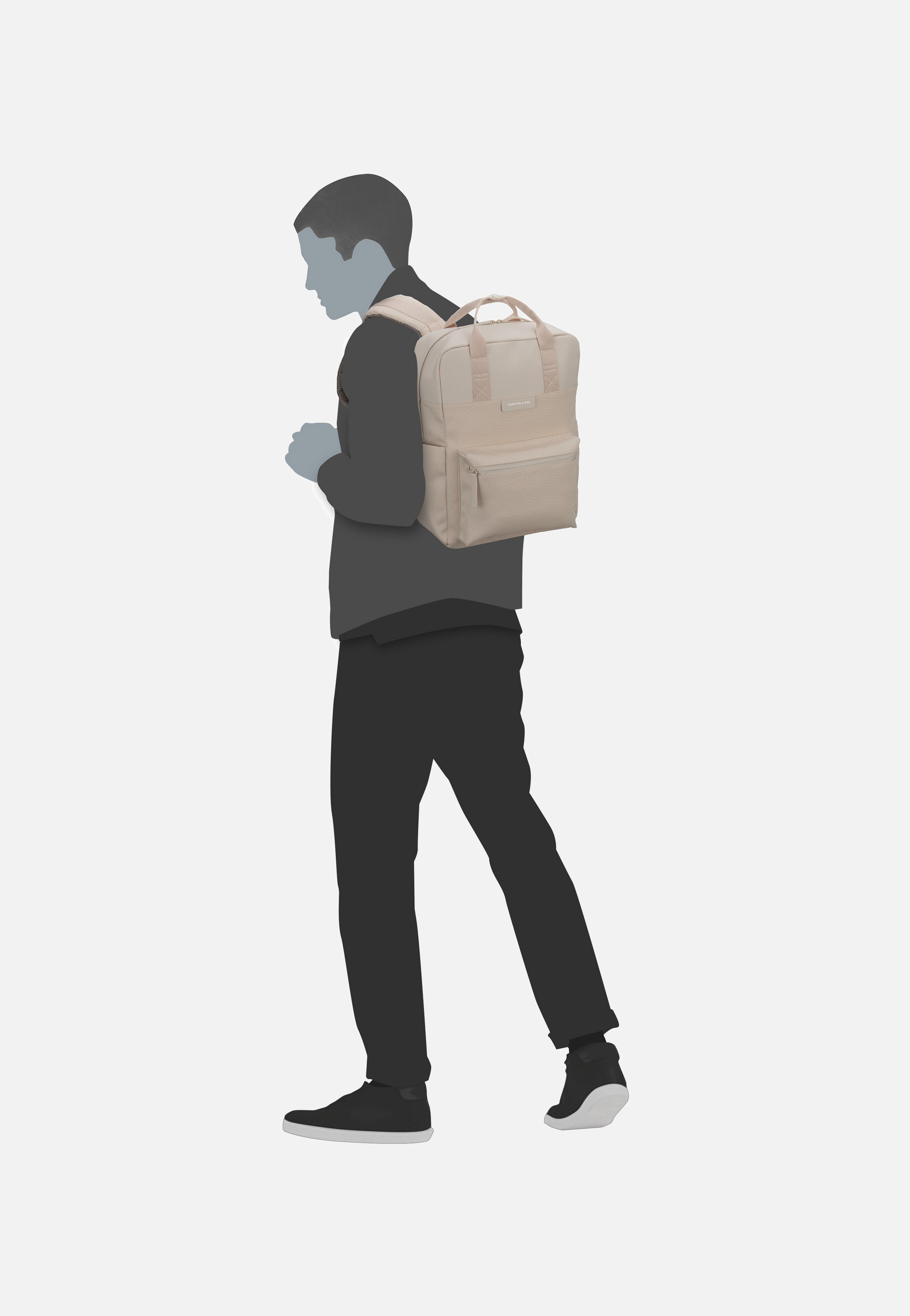 Kapten & Son - Bergen Pro Sandstone - Backpack | Neutral-Image
