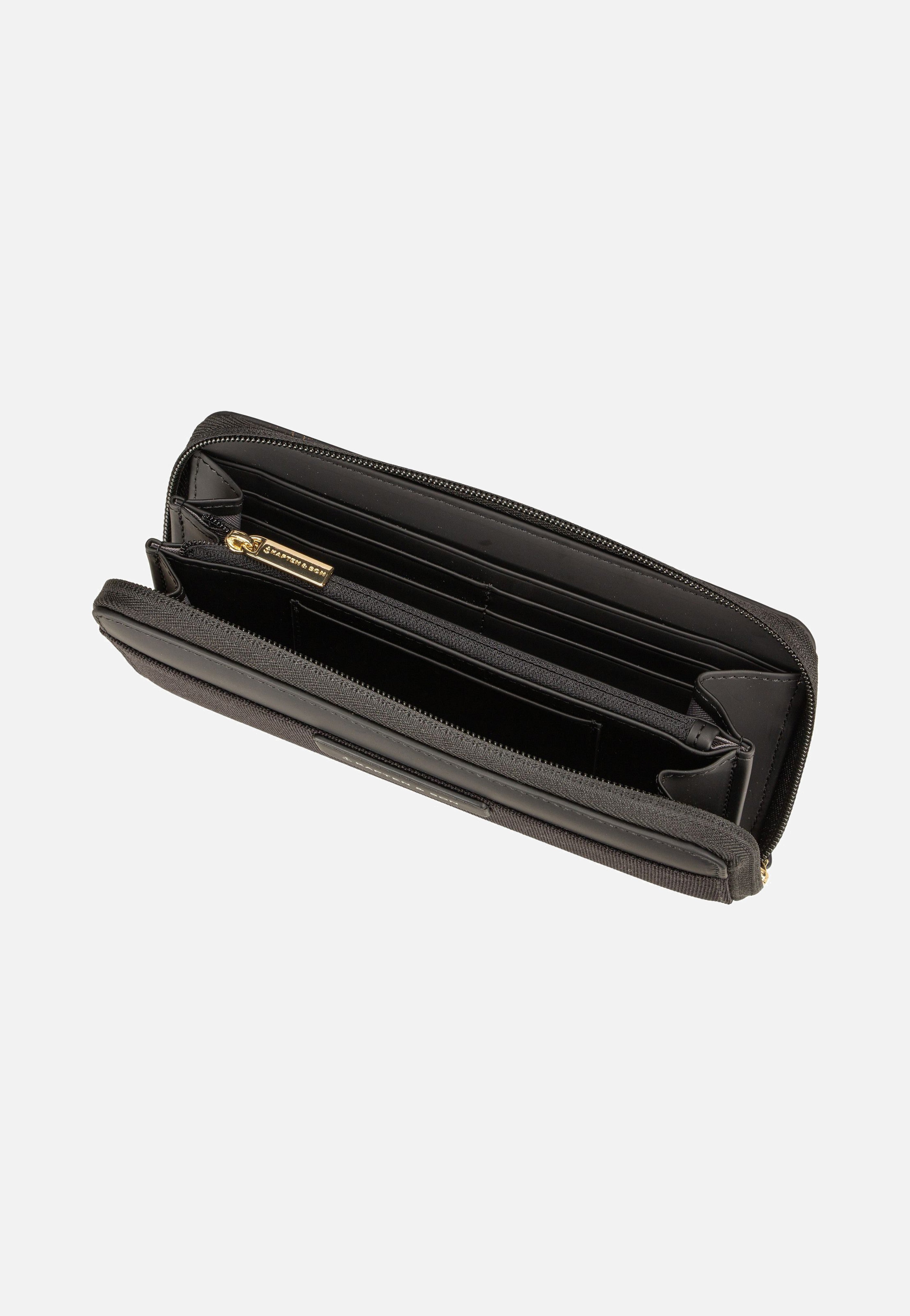 Kapten & Son - Bergen Pro Large All Black - Wallet | Neutral-Image