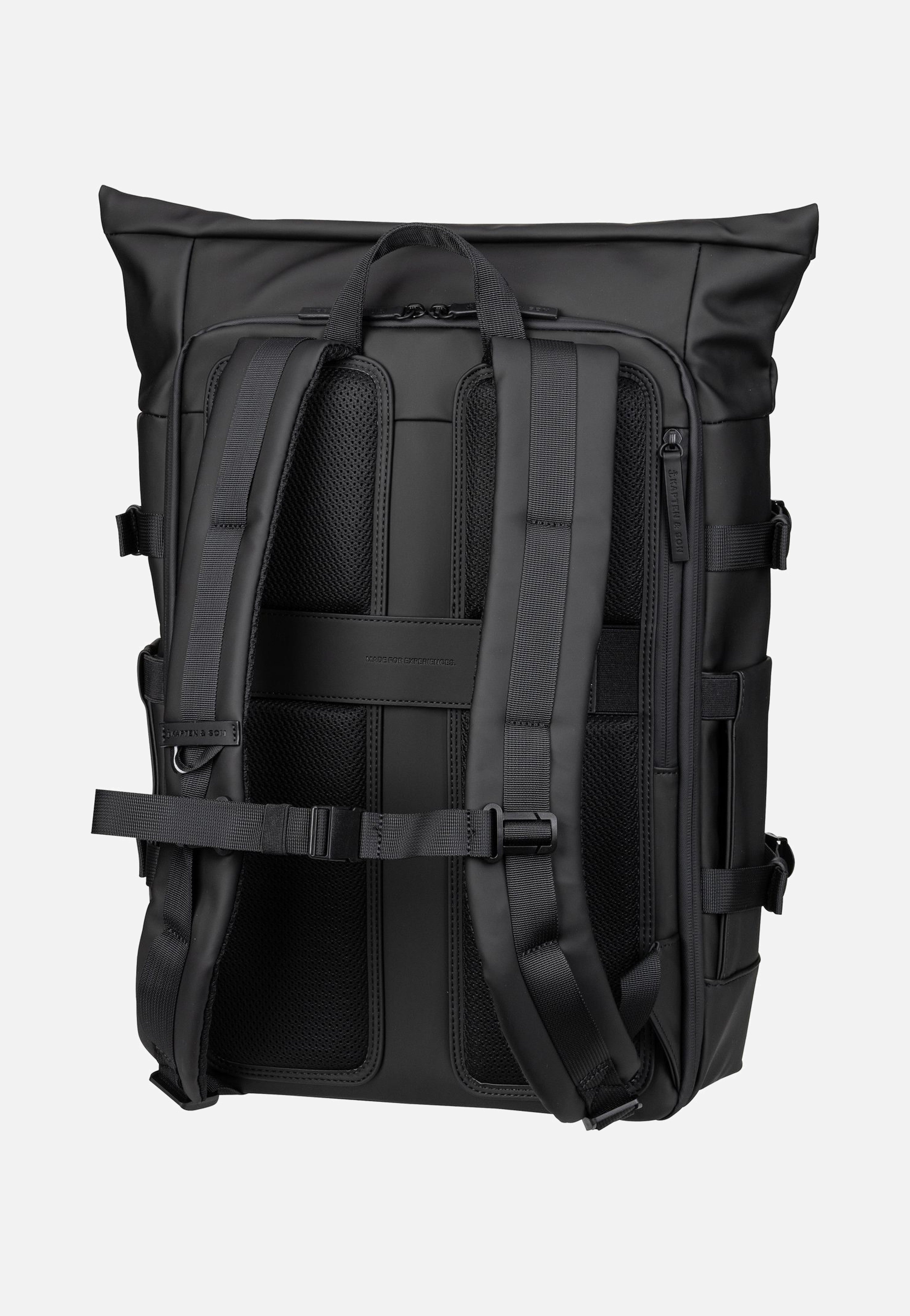 Kapten & Son Helsinki Pro All Black - Backpack | Sakoi