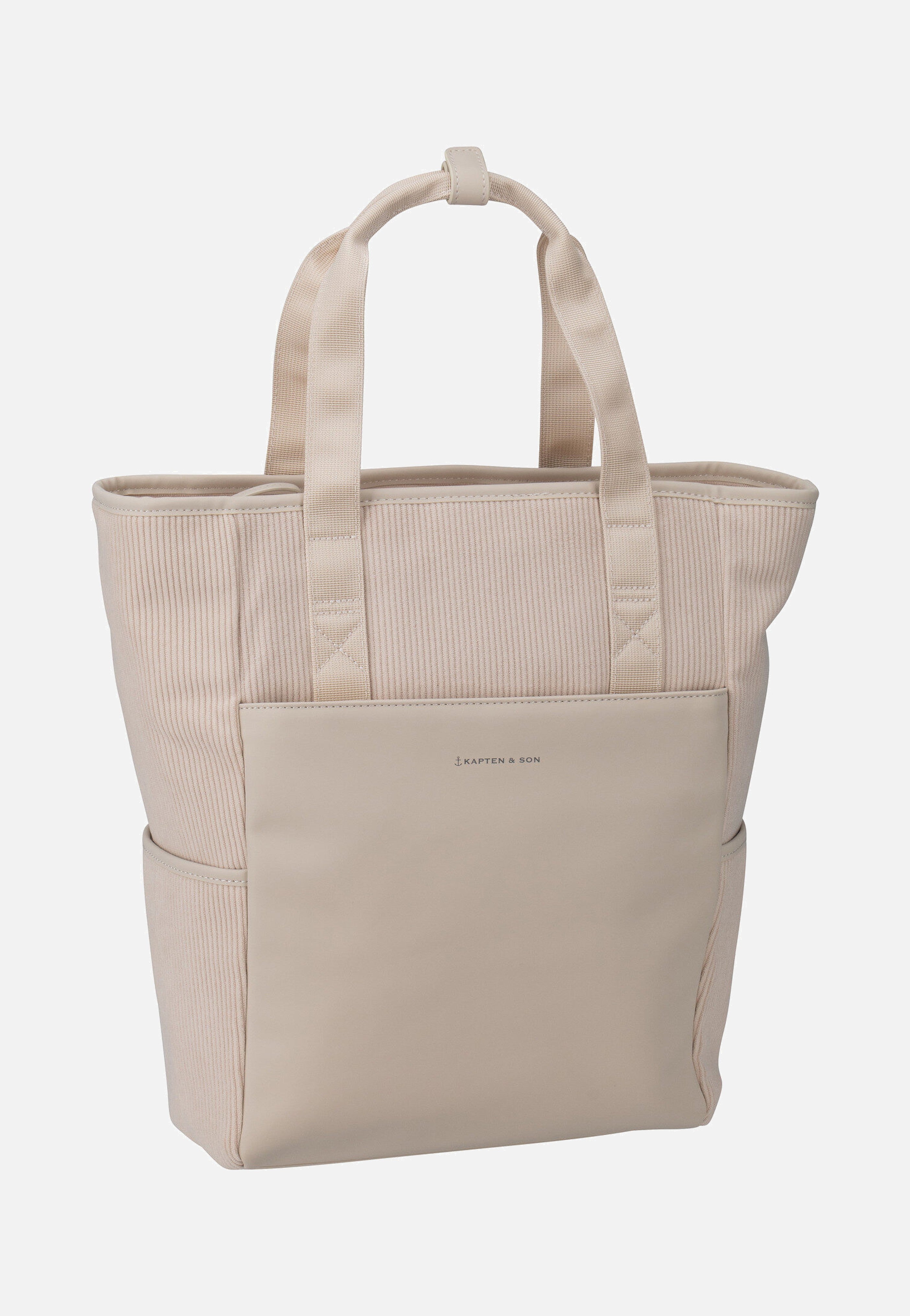 Kapten & Son - Lindby Cord Sandstone - Backpack | Neutral-Image