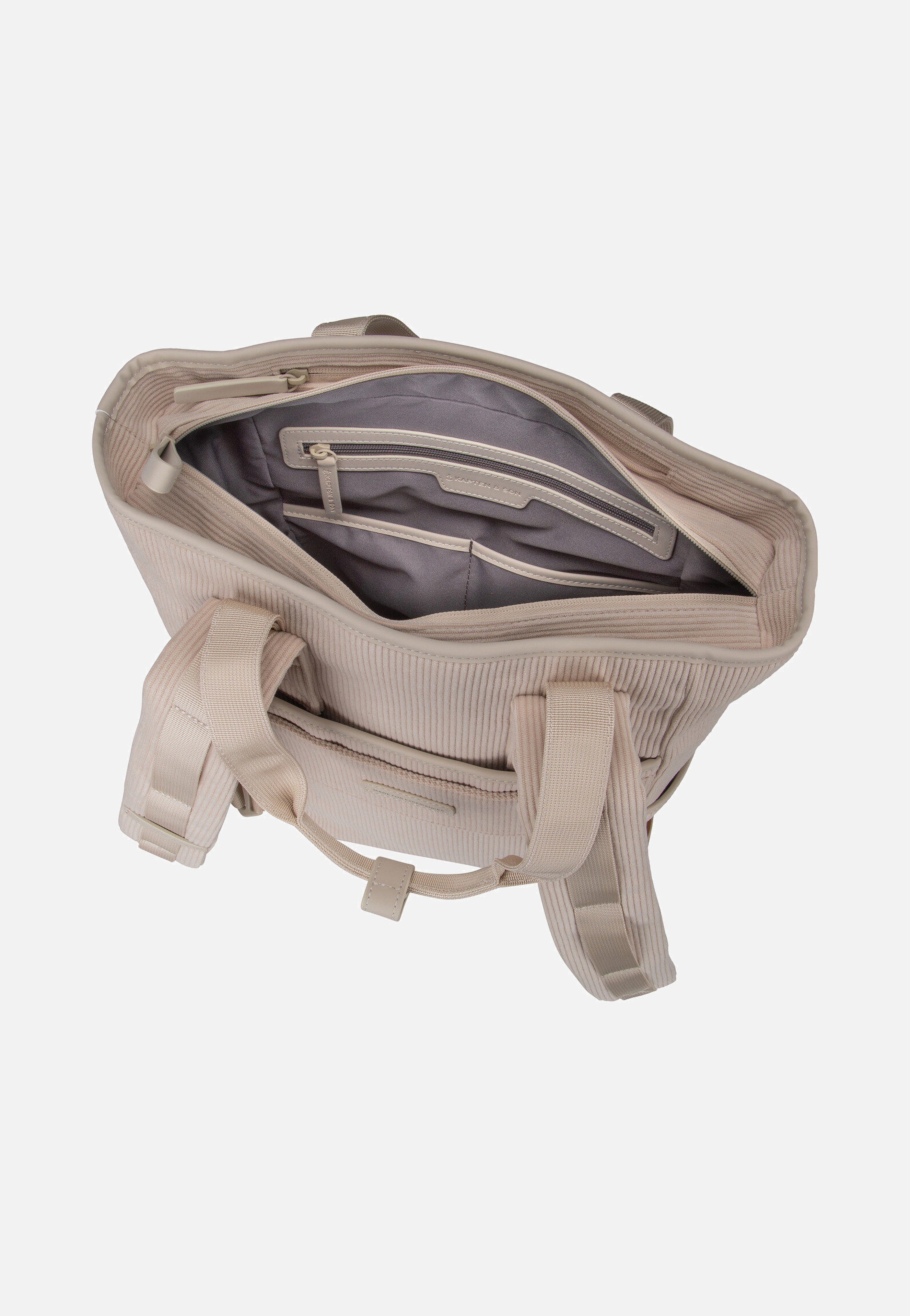 Kapten & Son - Lindby Cord Sandstone - Backpack | Neutral-Image