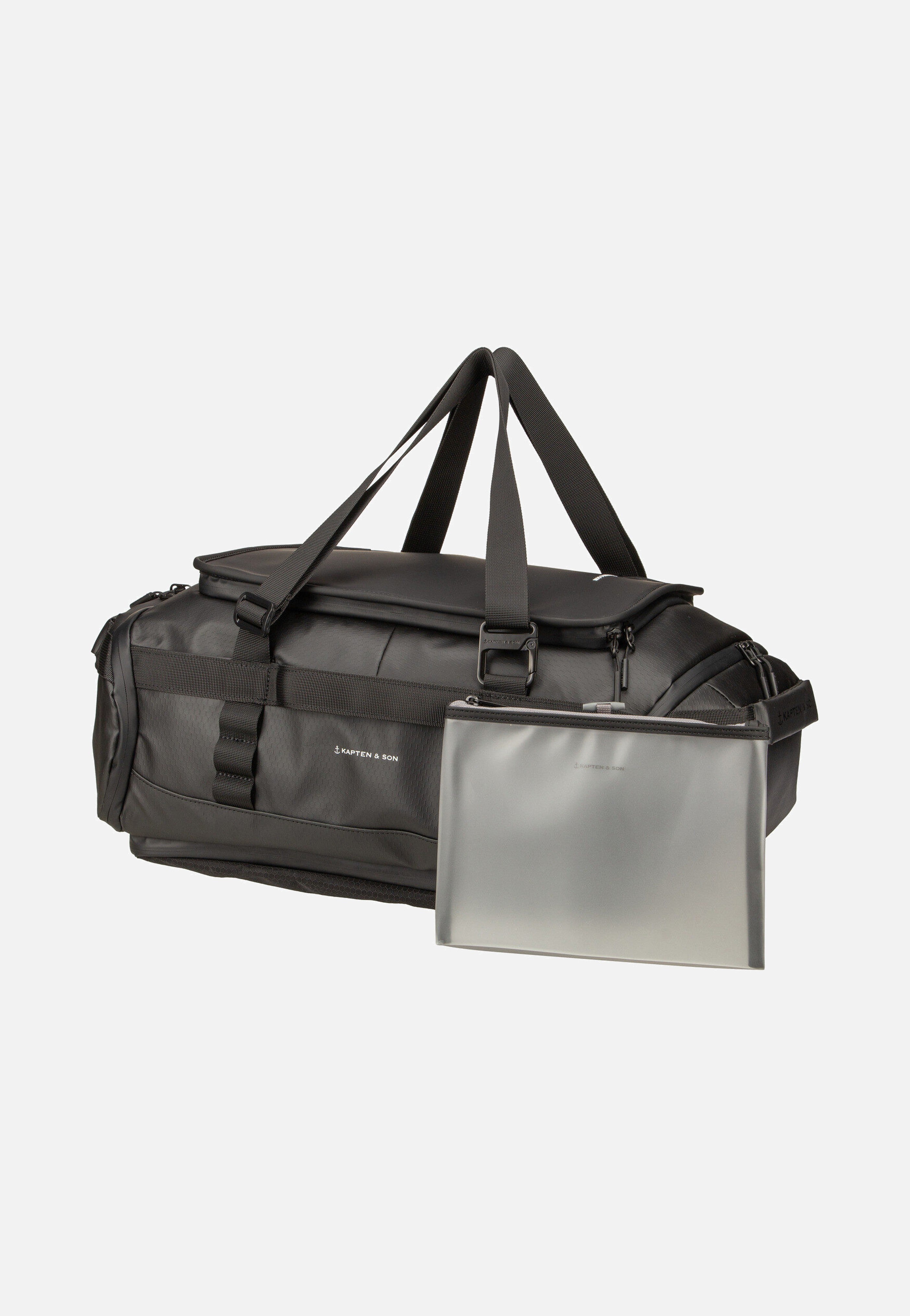 Kapten & Son - Lisbon Duffle Backpack S All Black - Backpack | Neutral-Image