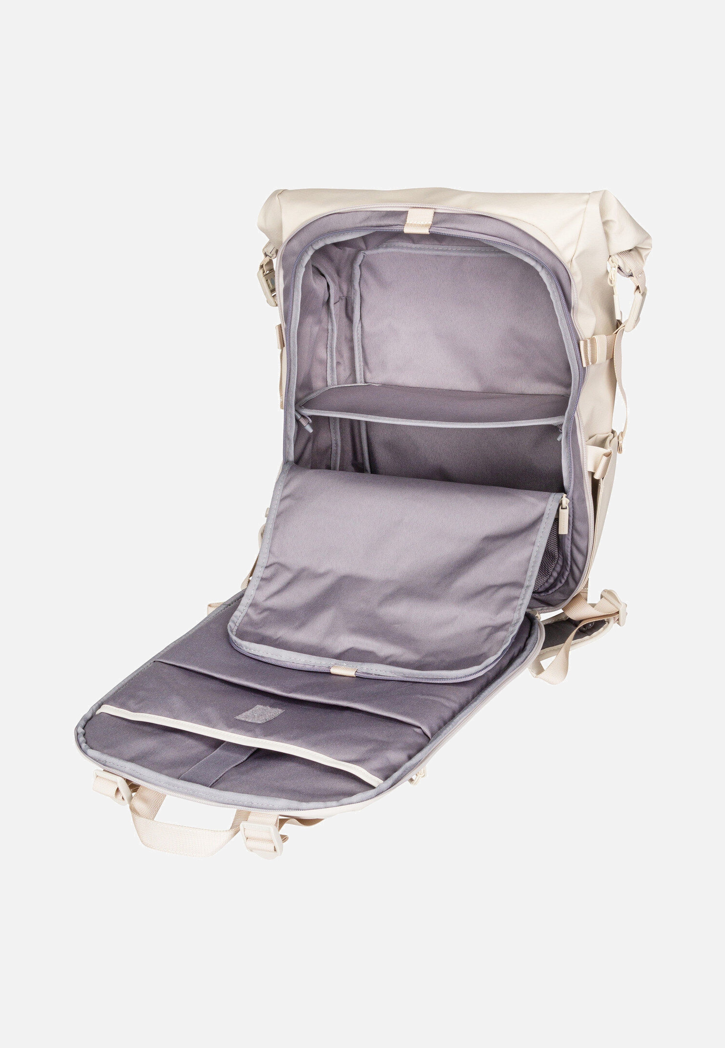 Kapten & Son - Lisbon Pro Rolltop S Sandstone - Backpack | Neutral-Image