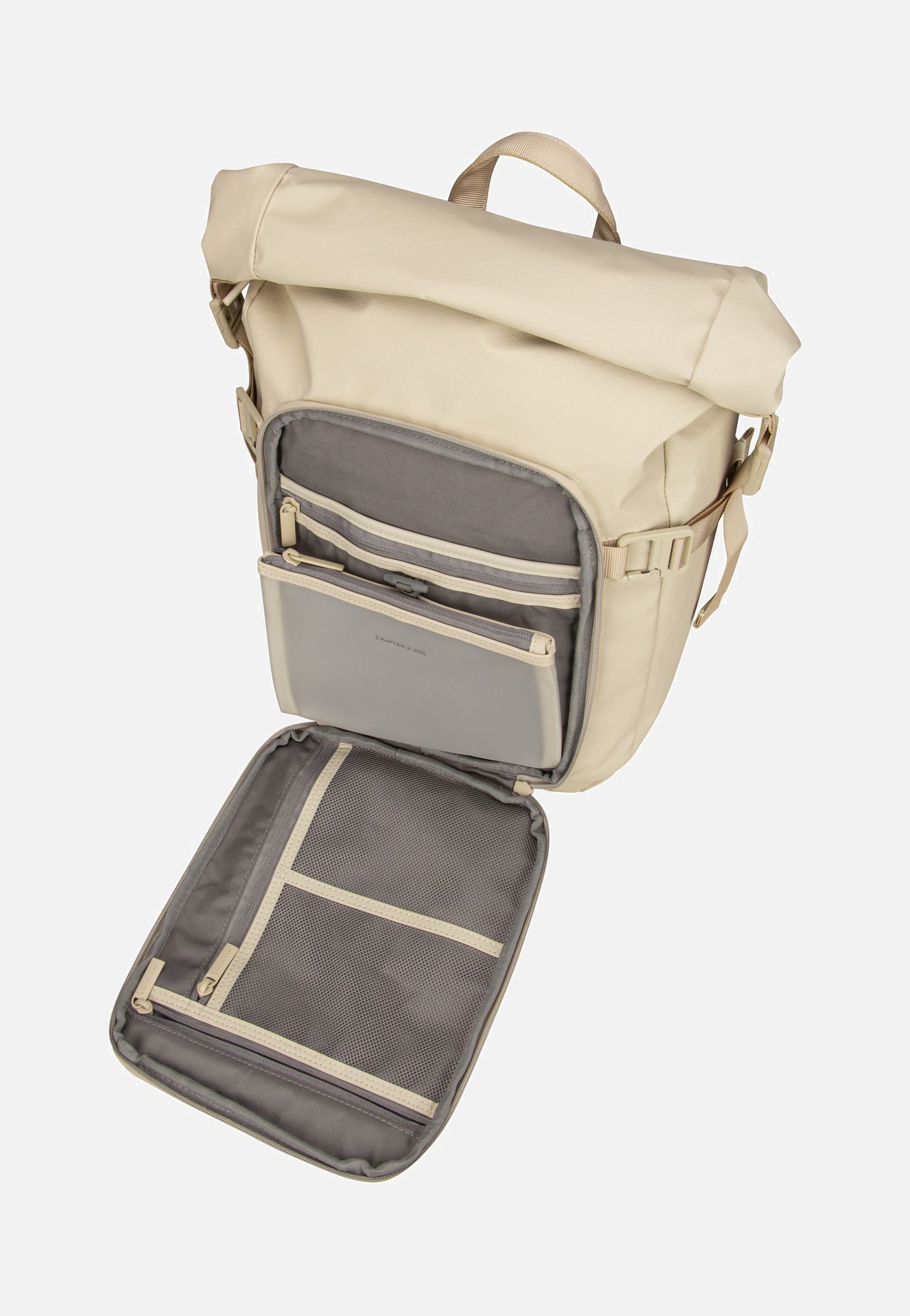 Kapten & Son - Lisbon Small Sandstone - Backpack | Neutral-Image