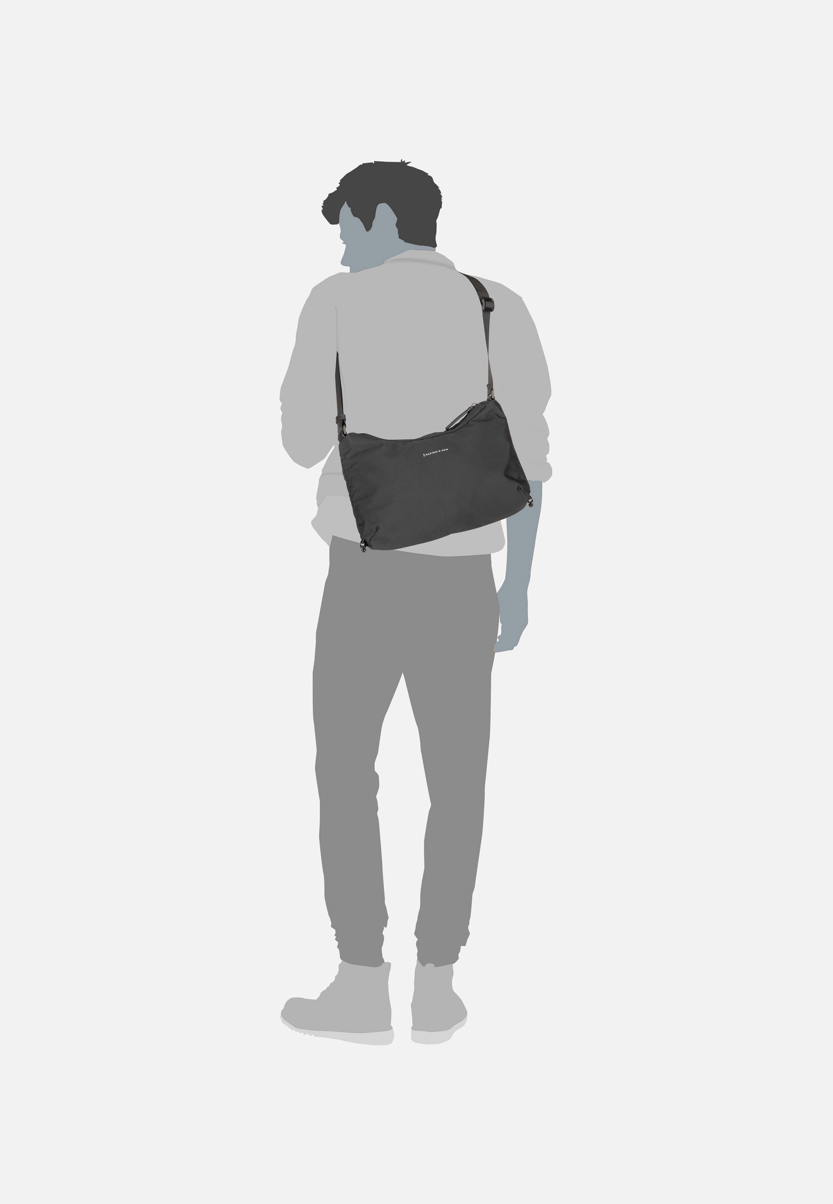 Kapten & Son - Skara Small All Black - Pouch Bag | Neutral-Image