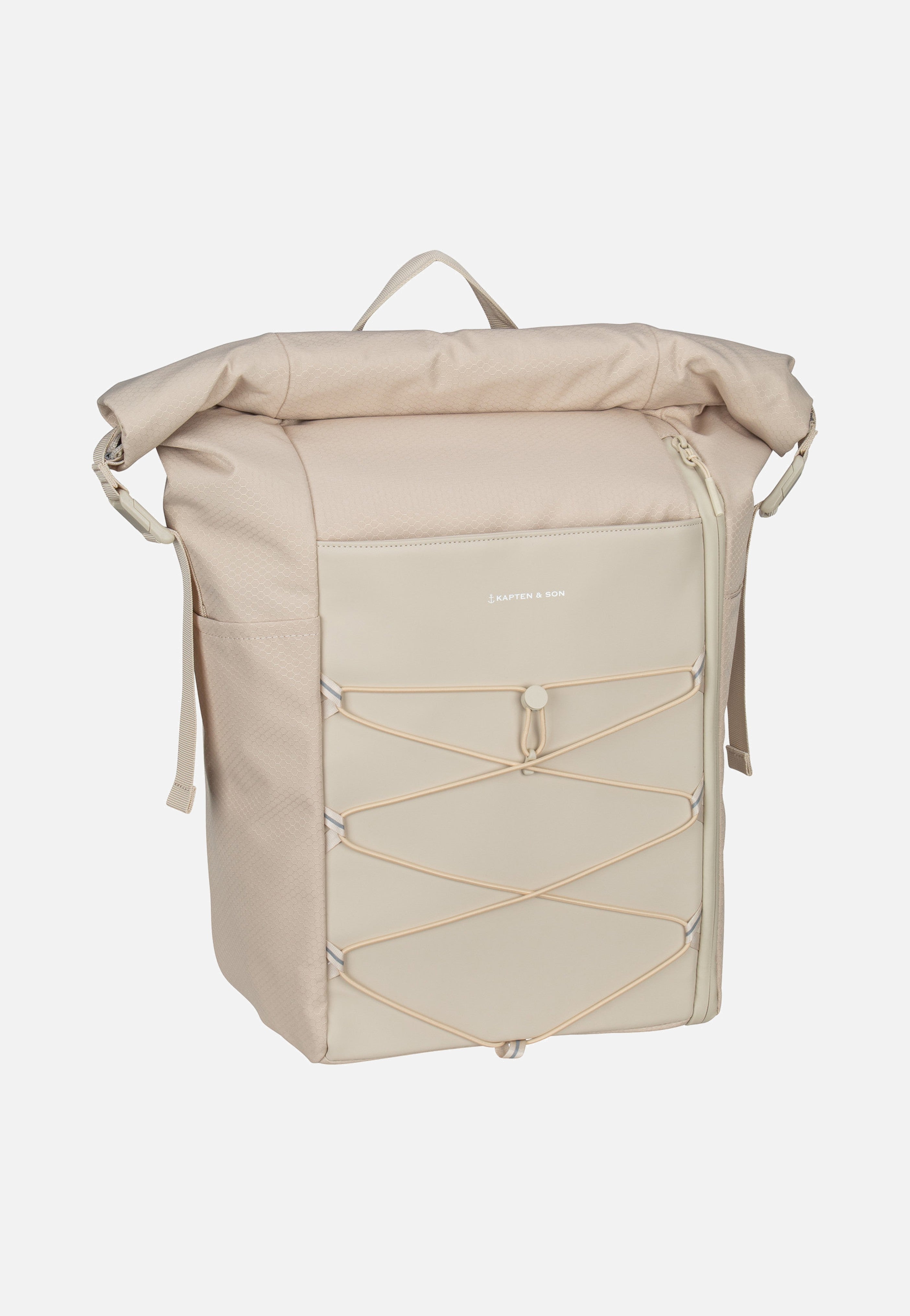Kapten & Son - Yoho Sandstone - Rolltop Backpack | Neutral-Image