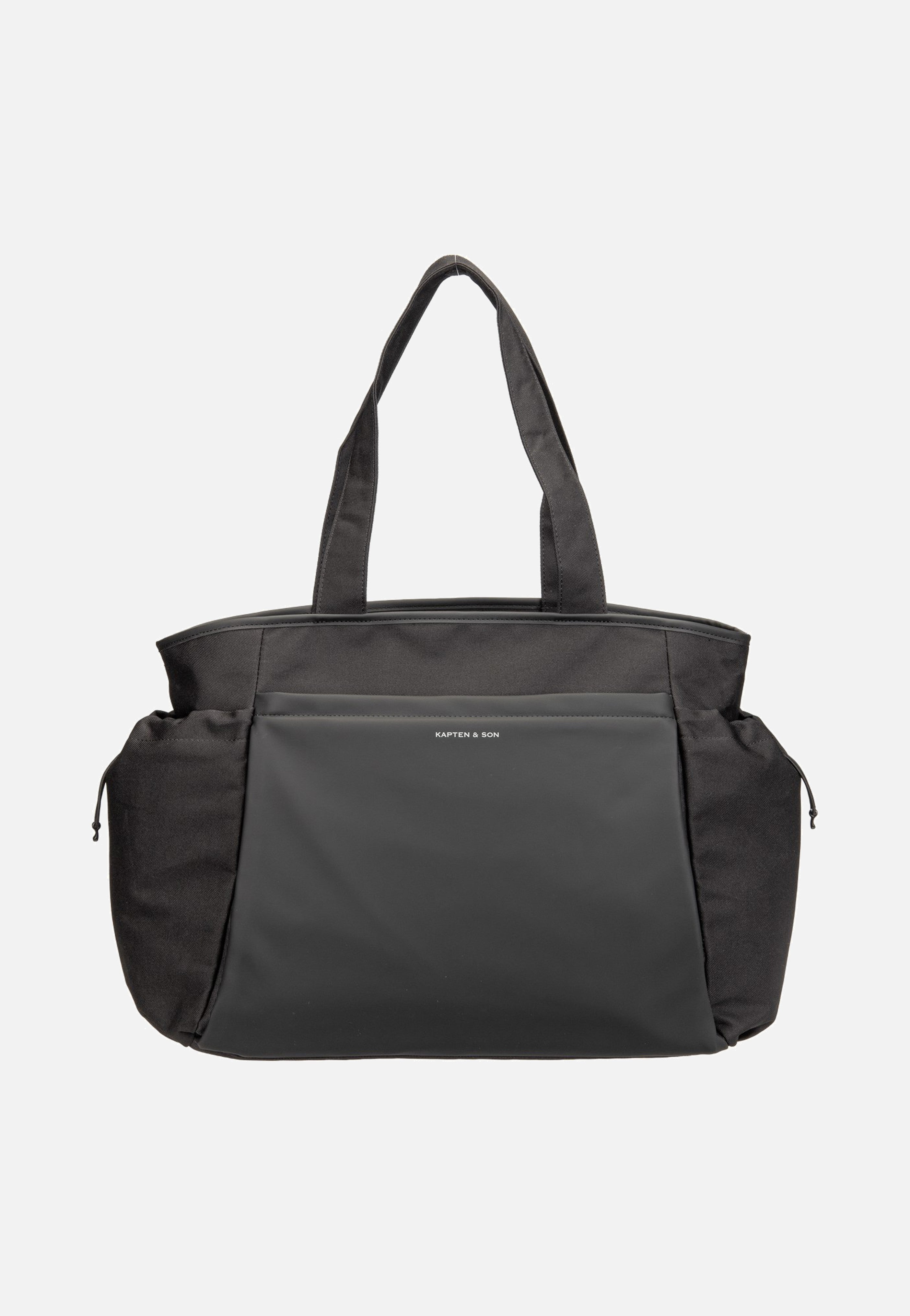 Kapten & Son Hellvi Pro Large All Black Shoulder Bag
