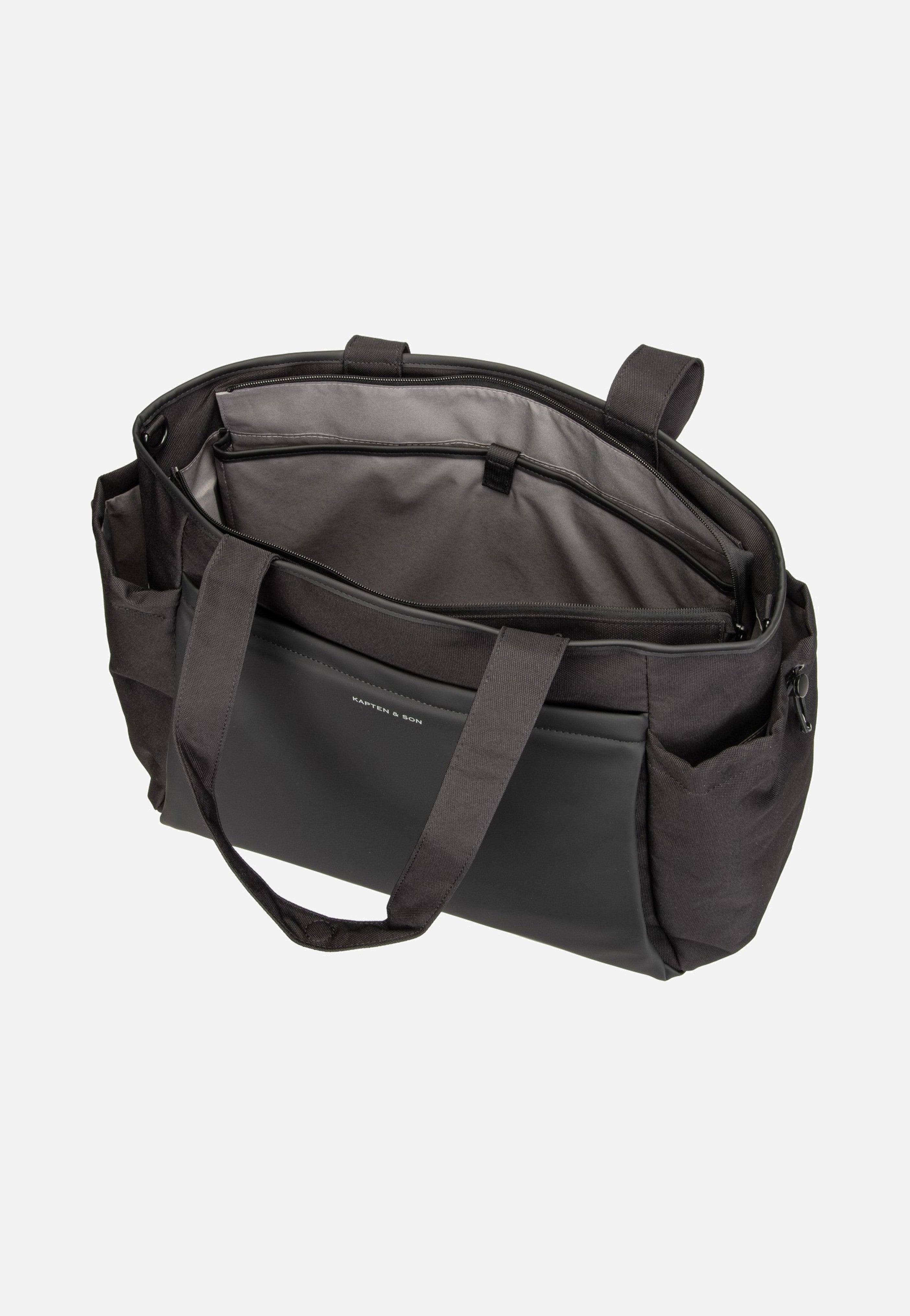 Kapten & Son Hellvi Pro Large All Black Shoulder Bag