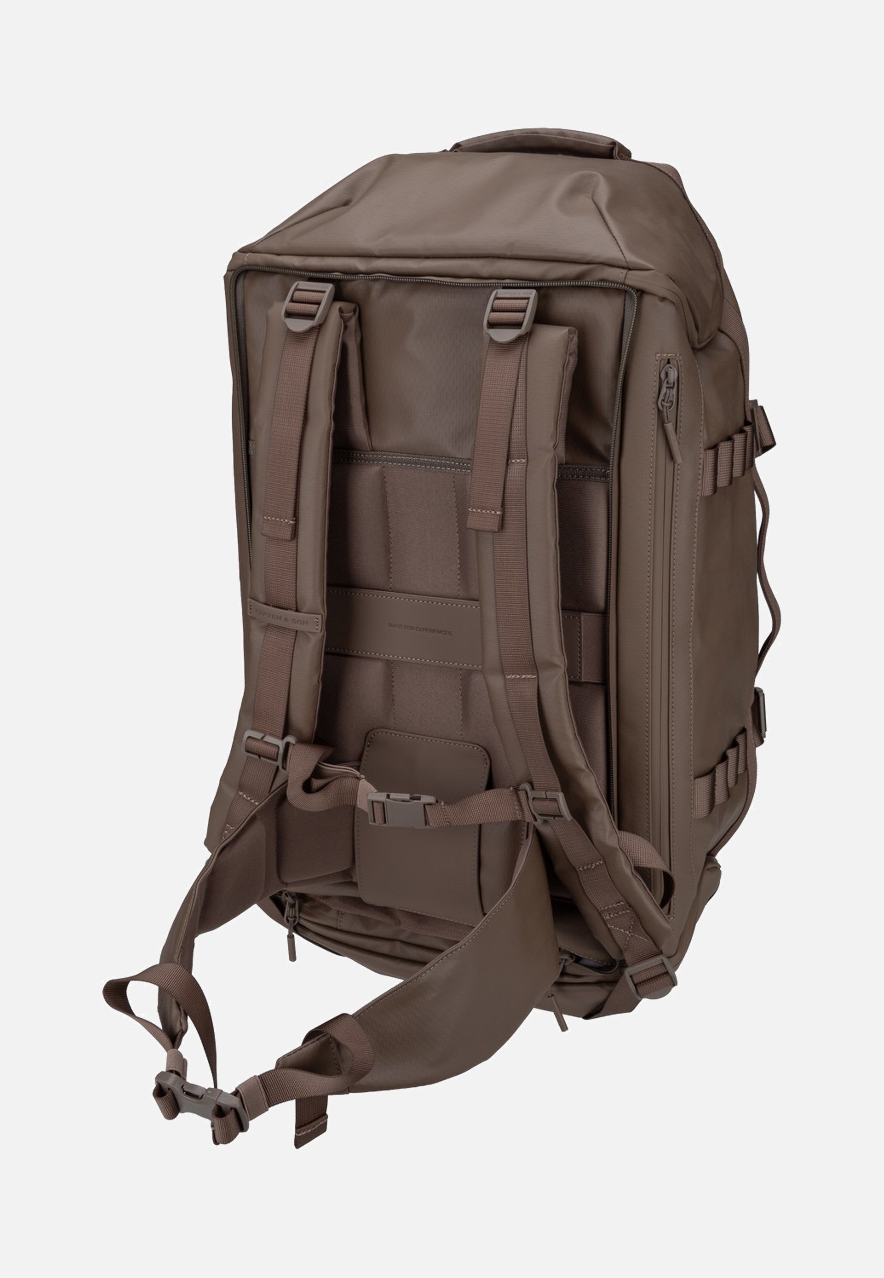 Kapten & Son Lisbon Duffle Backpack Large Walnut Travel Backpack