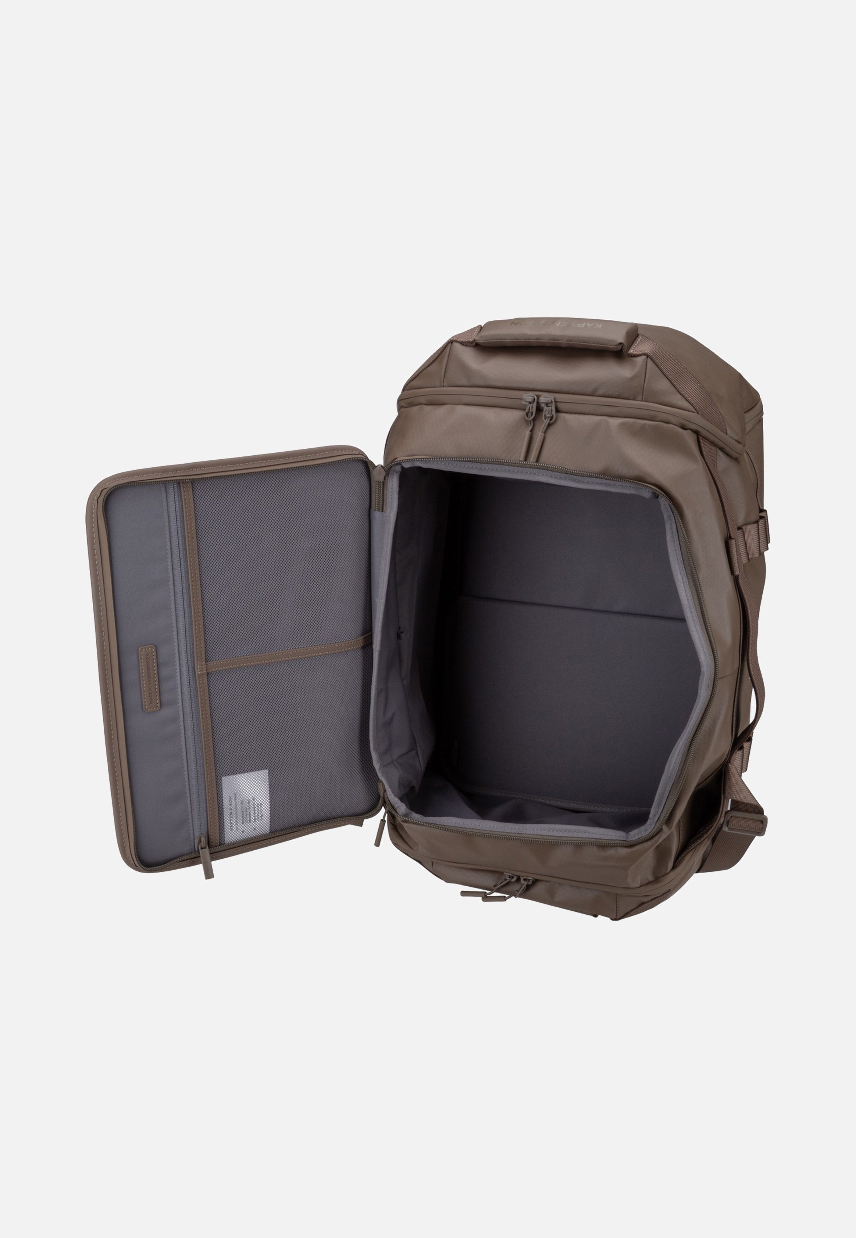 Kapten & Son Lisbon Duffle Backpack Medium Walnut Travel Backpack