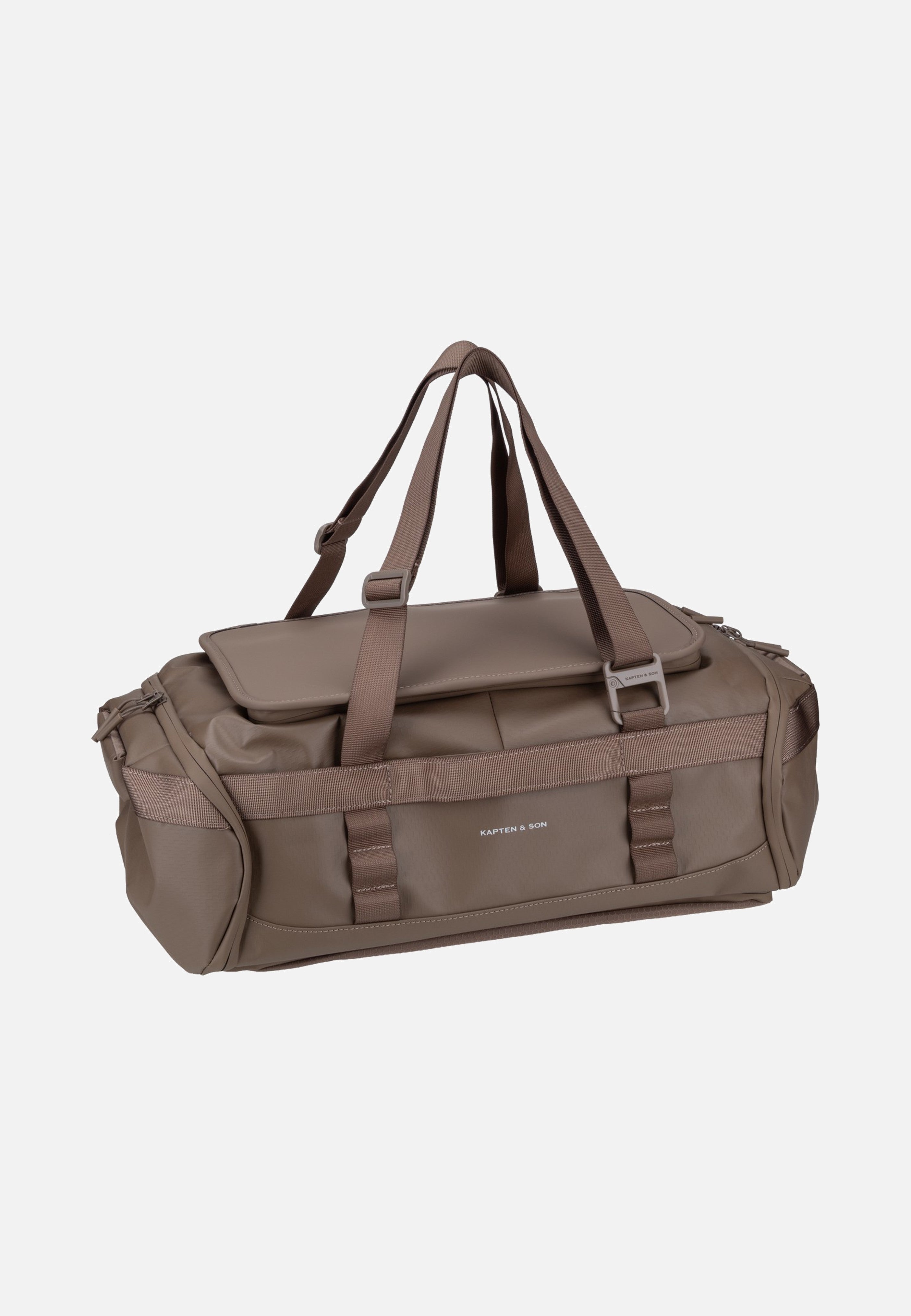 Kapten & Son Lisbon Duffle Backpack Small Walnut Travel Backpack