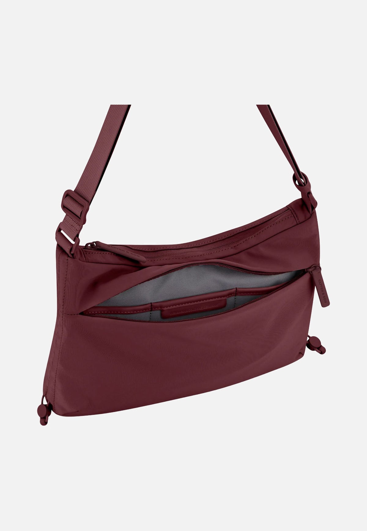 Kapten & Son Skara Small Burgundy Bolso bandolera