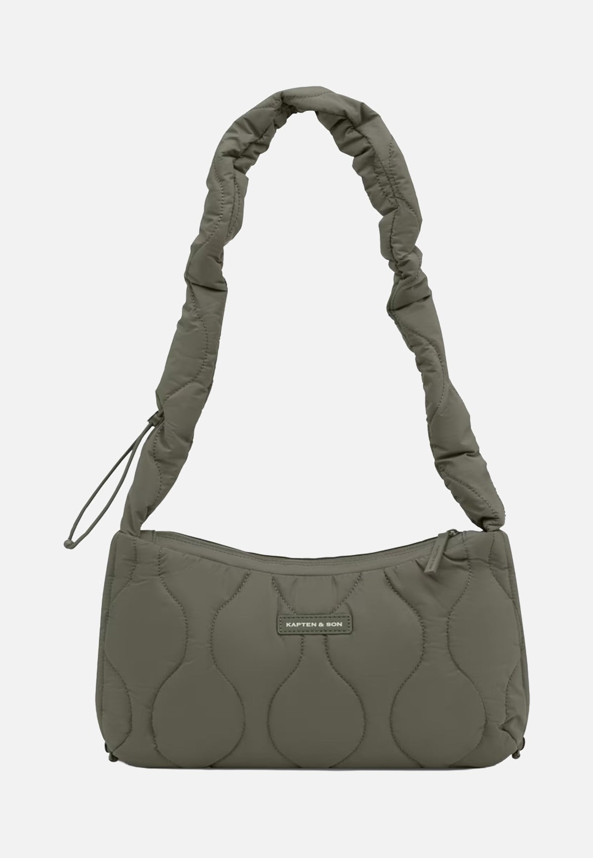 Kapten & Son Skara Small Quilted Khaki Borsa a tracolla