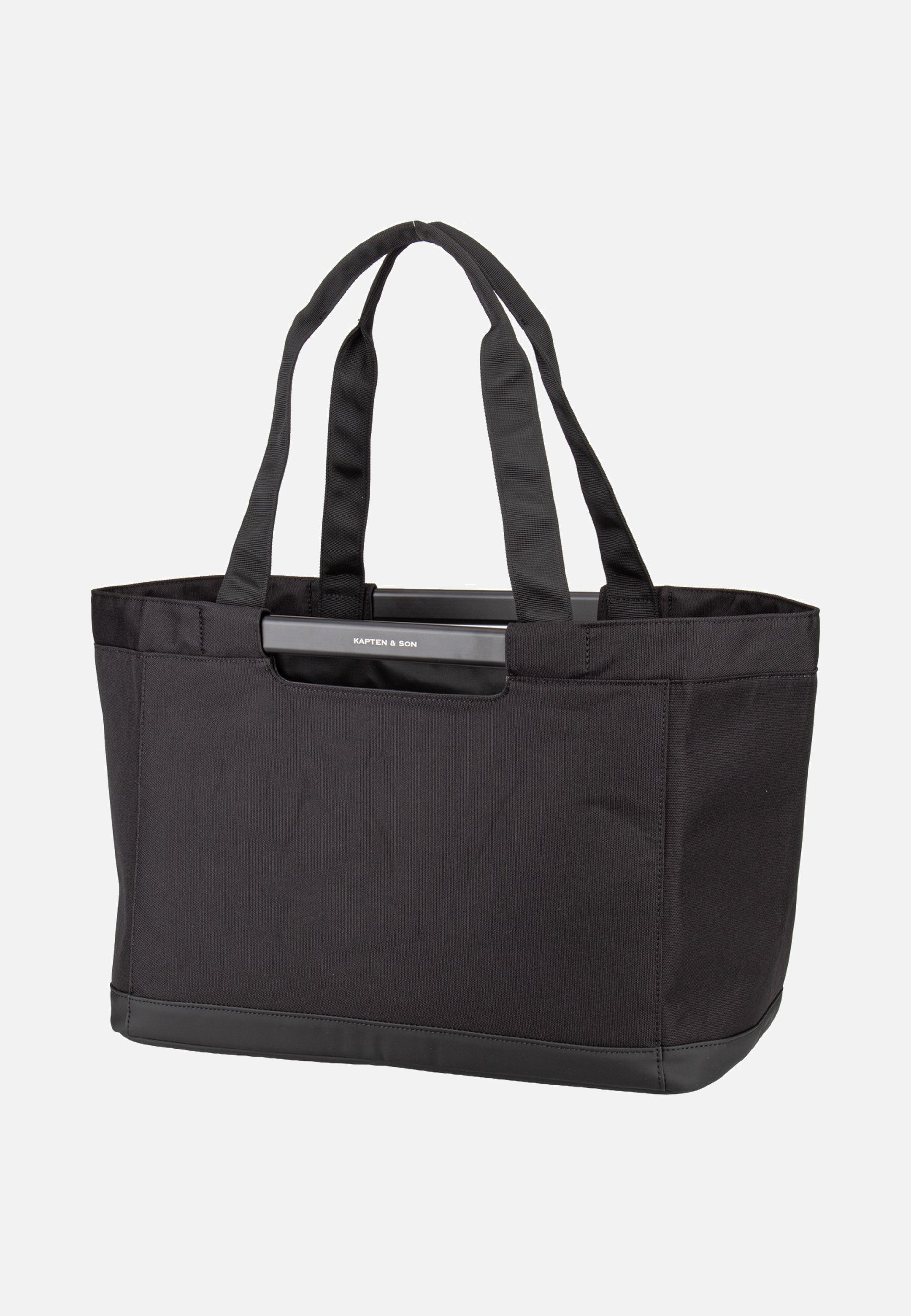 Kapten & Son Vaasa Shopping Basket All Black Shopping Basket