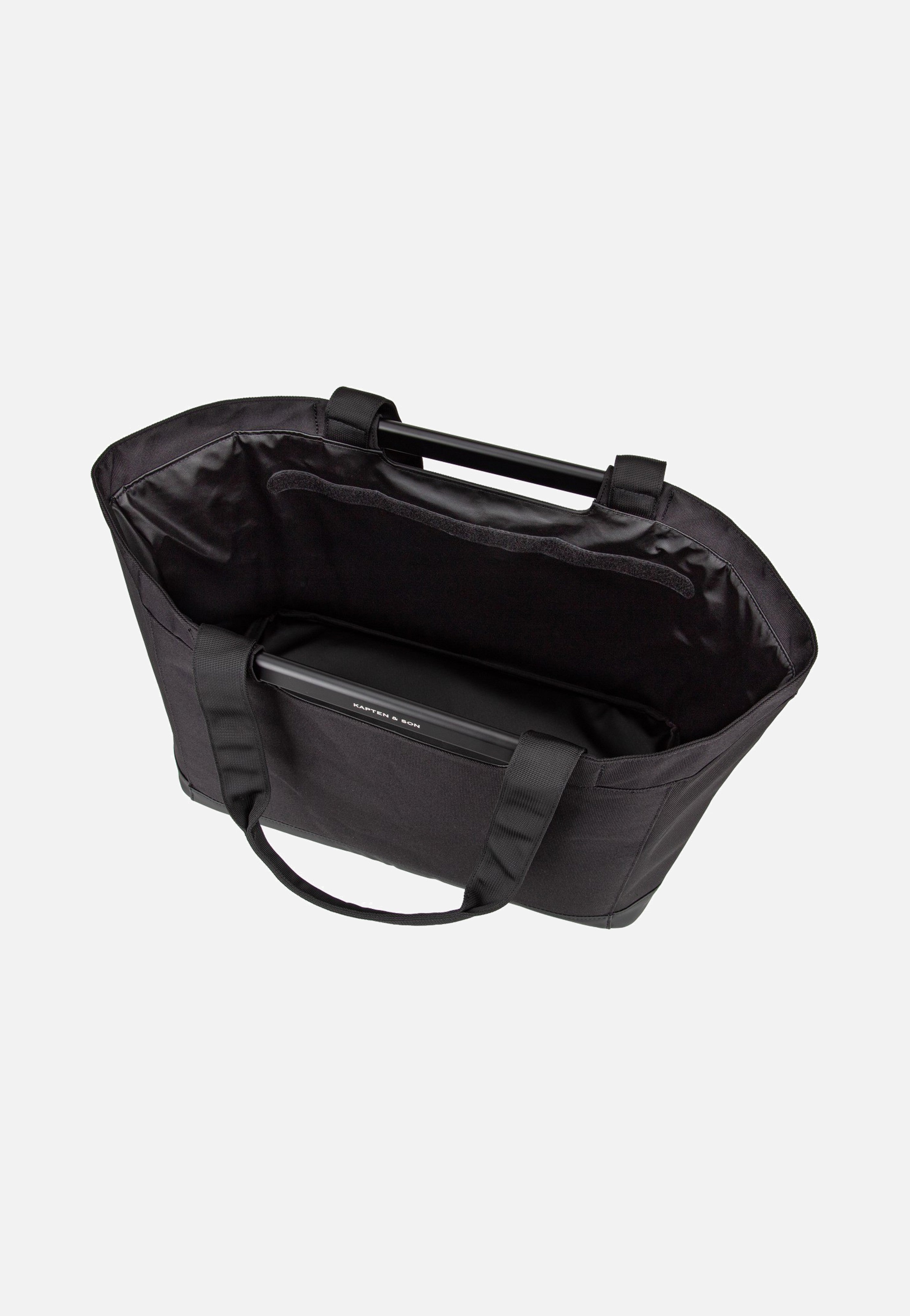 Kapten & Son Vaasa Shopping Basket All Black Shopping Basket