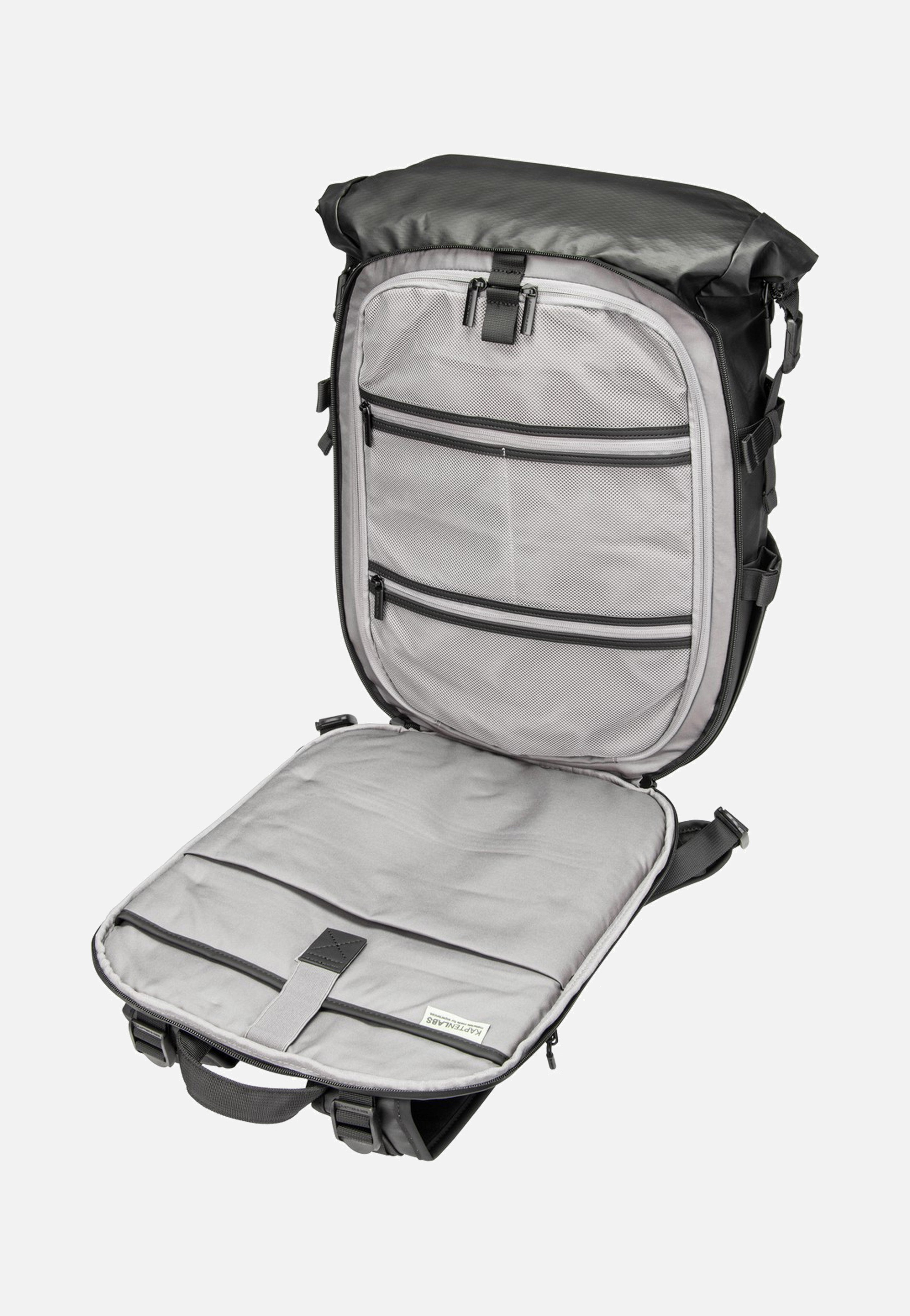 Kapten & Son Lisbon Pro Rolltop S All Black Backpack