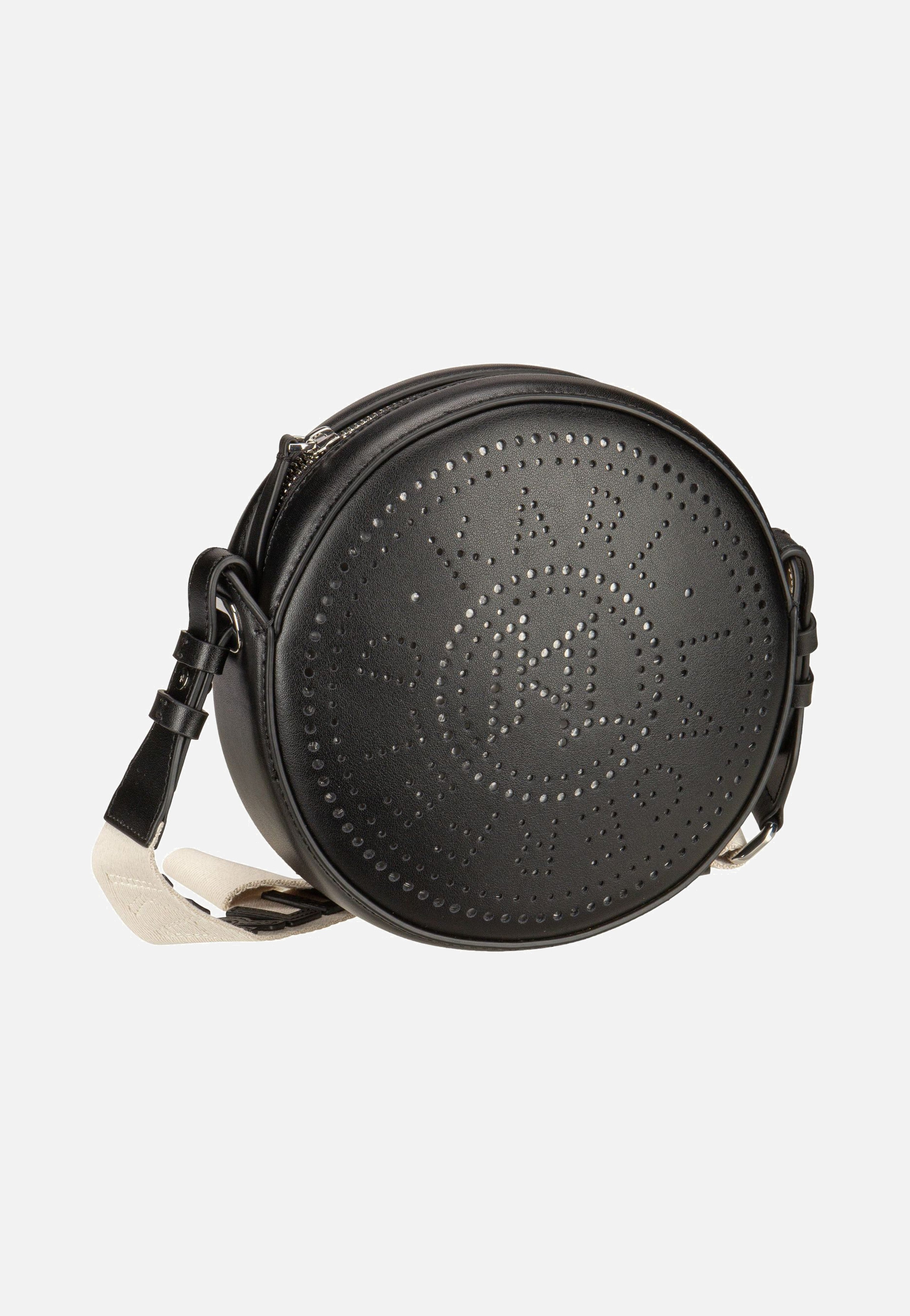 Karl Lagerfeld - K/Circle Round CB  Perforated Black - Crossbody Bag | Women-Image