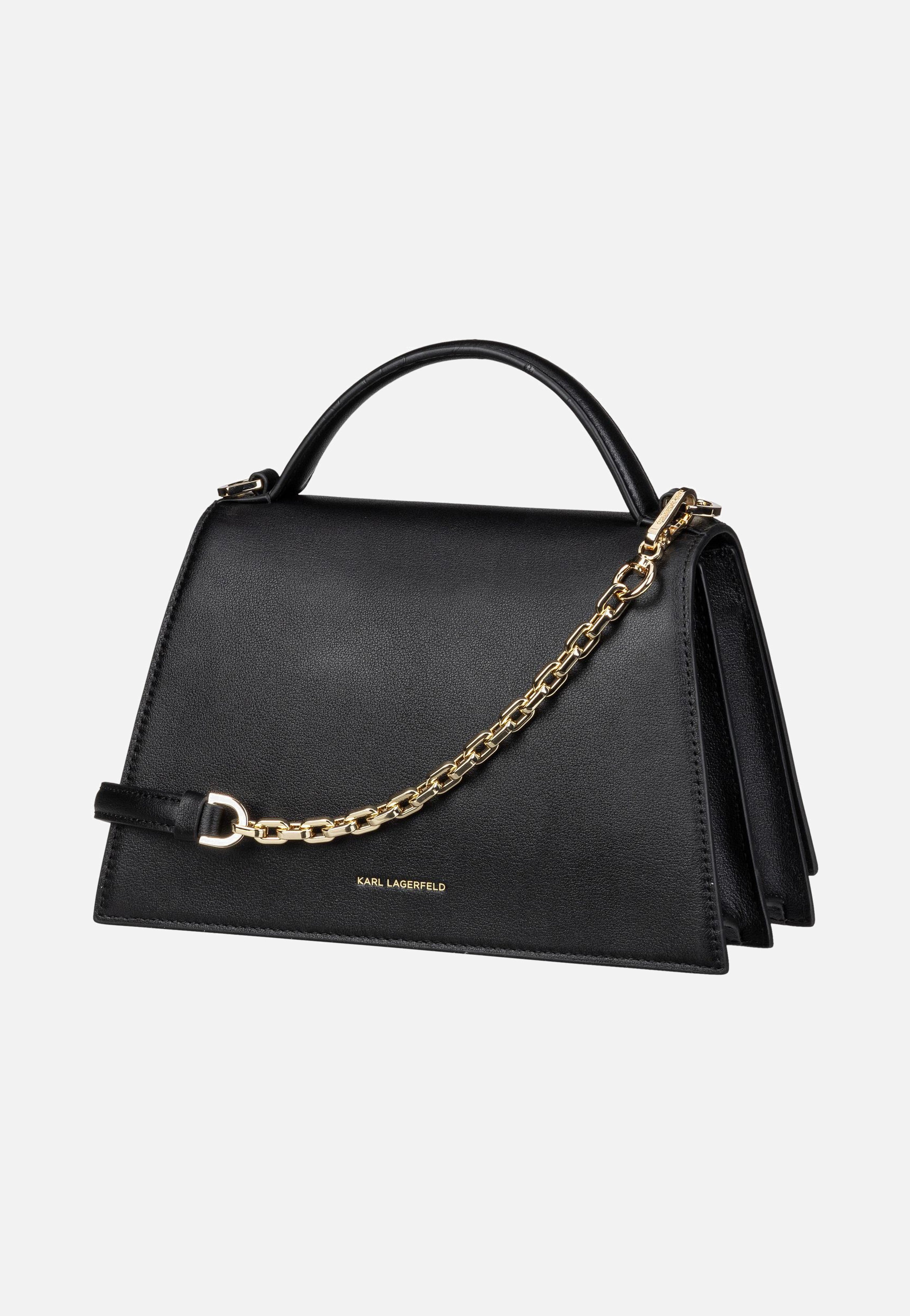 Karl Lagerfeld - K/Signature 2.0 MD 30036 Black/Gold - Handle Bag | Women-Image