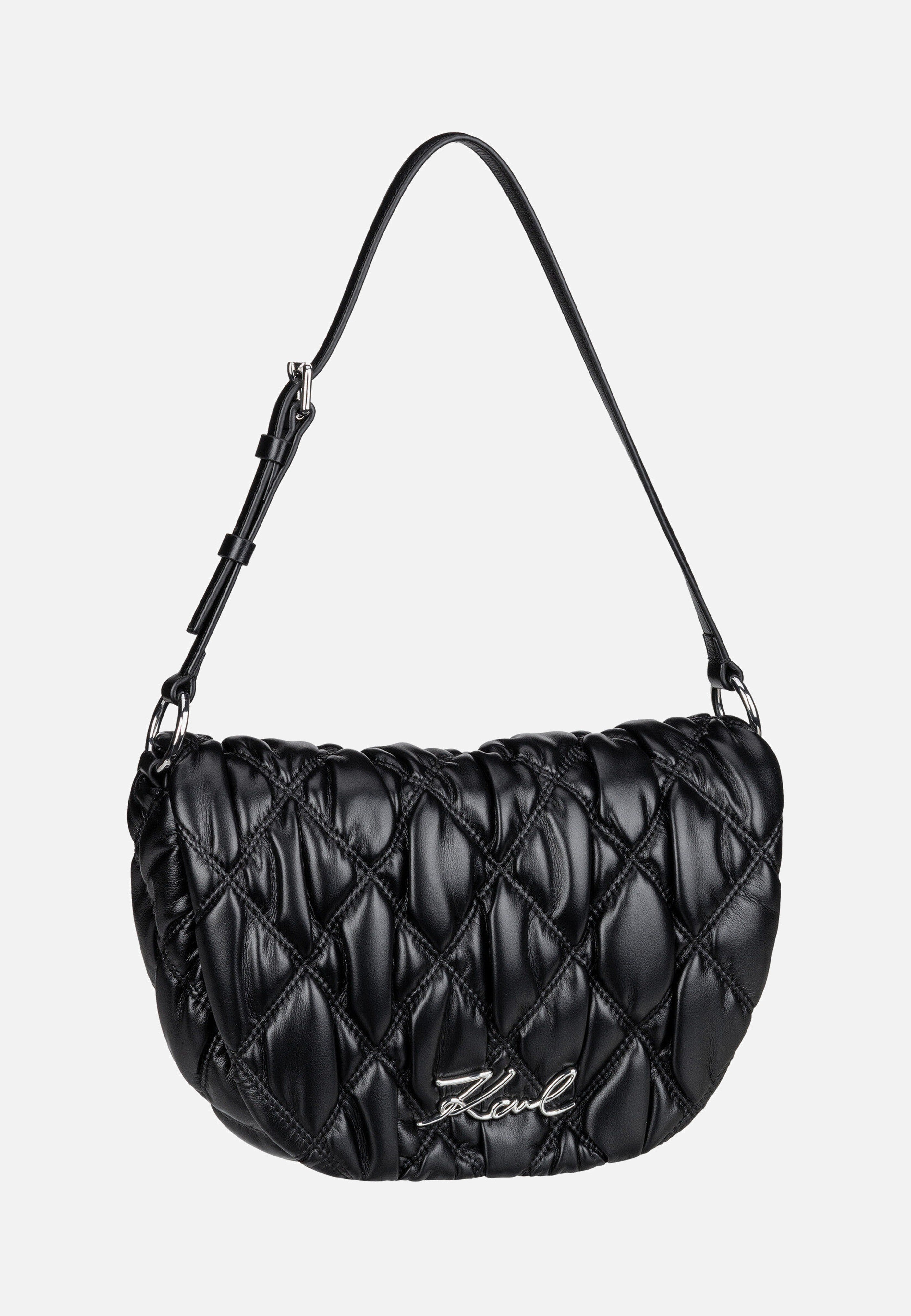 Karl Lagerfeld - K/Signature Kuilt Flap SHB Black - Shoulder Bag | Women-Image