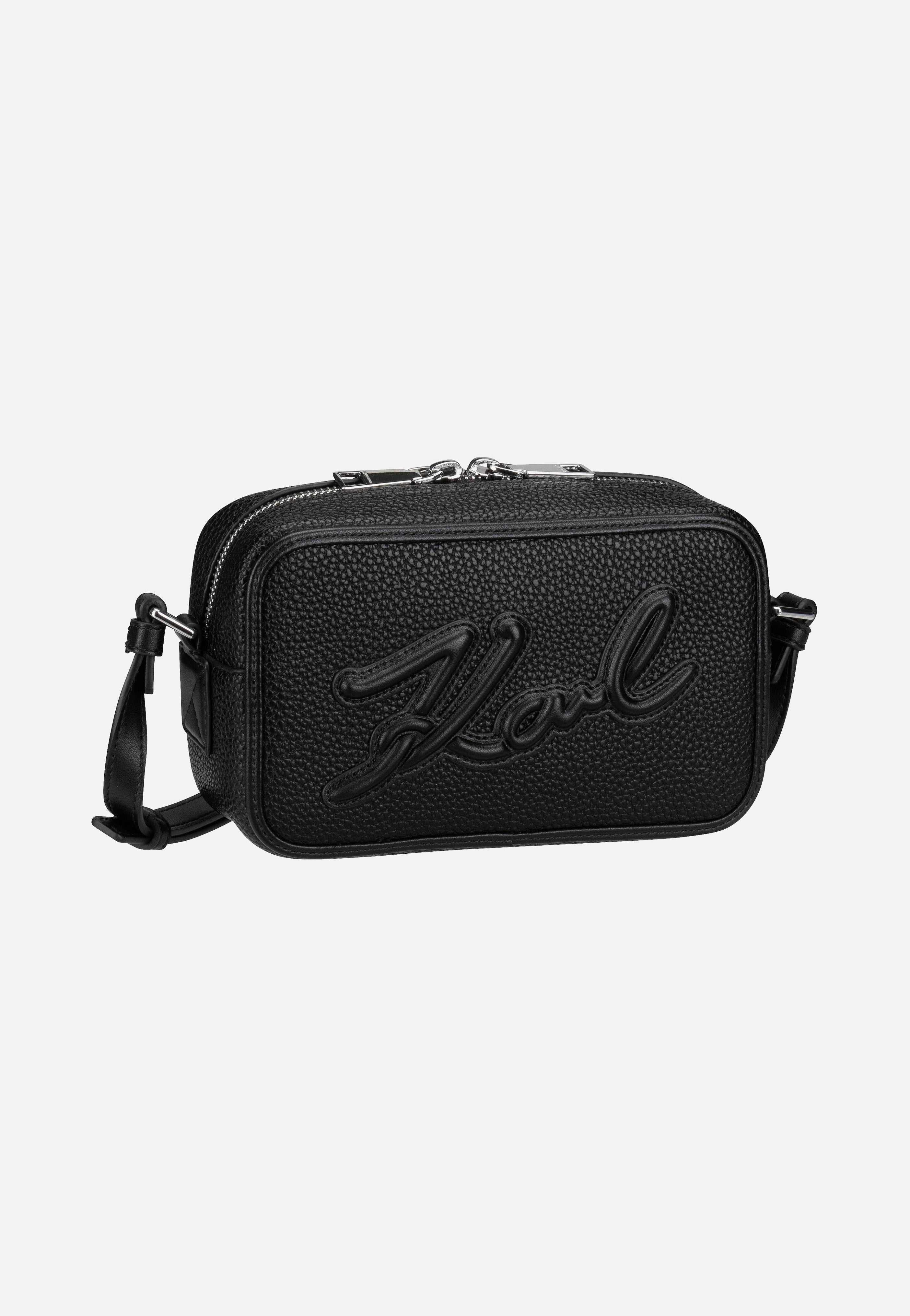 Karl Lagerfeld K/Skuare Camerabag Grainy Black Crossbody Bag