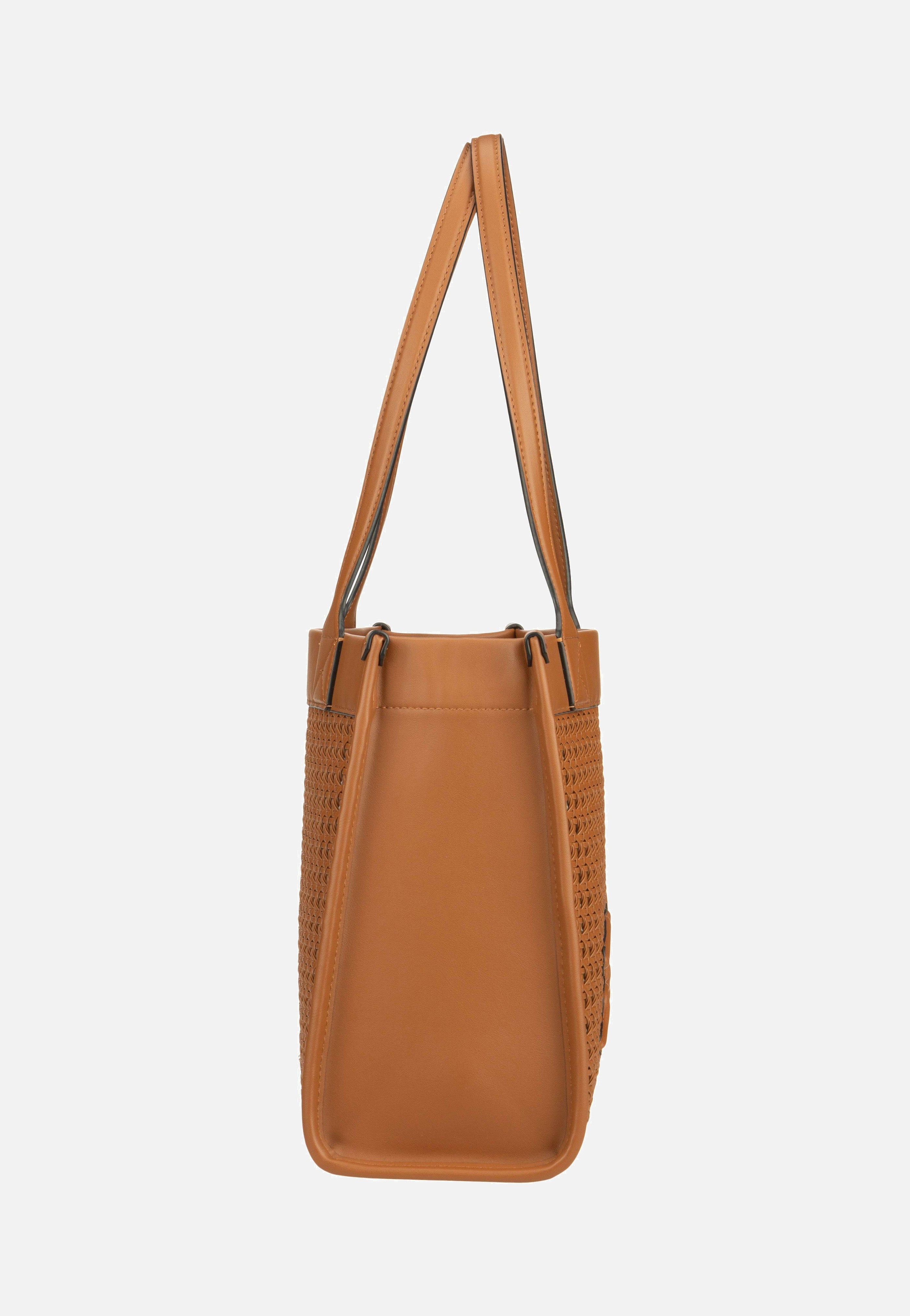 Karl Lagerfeld - K/Skuare MD Woven 30052 Dark Tan - Shopper | Women-Image