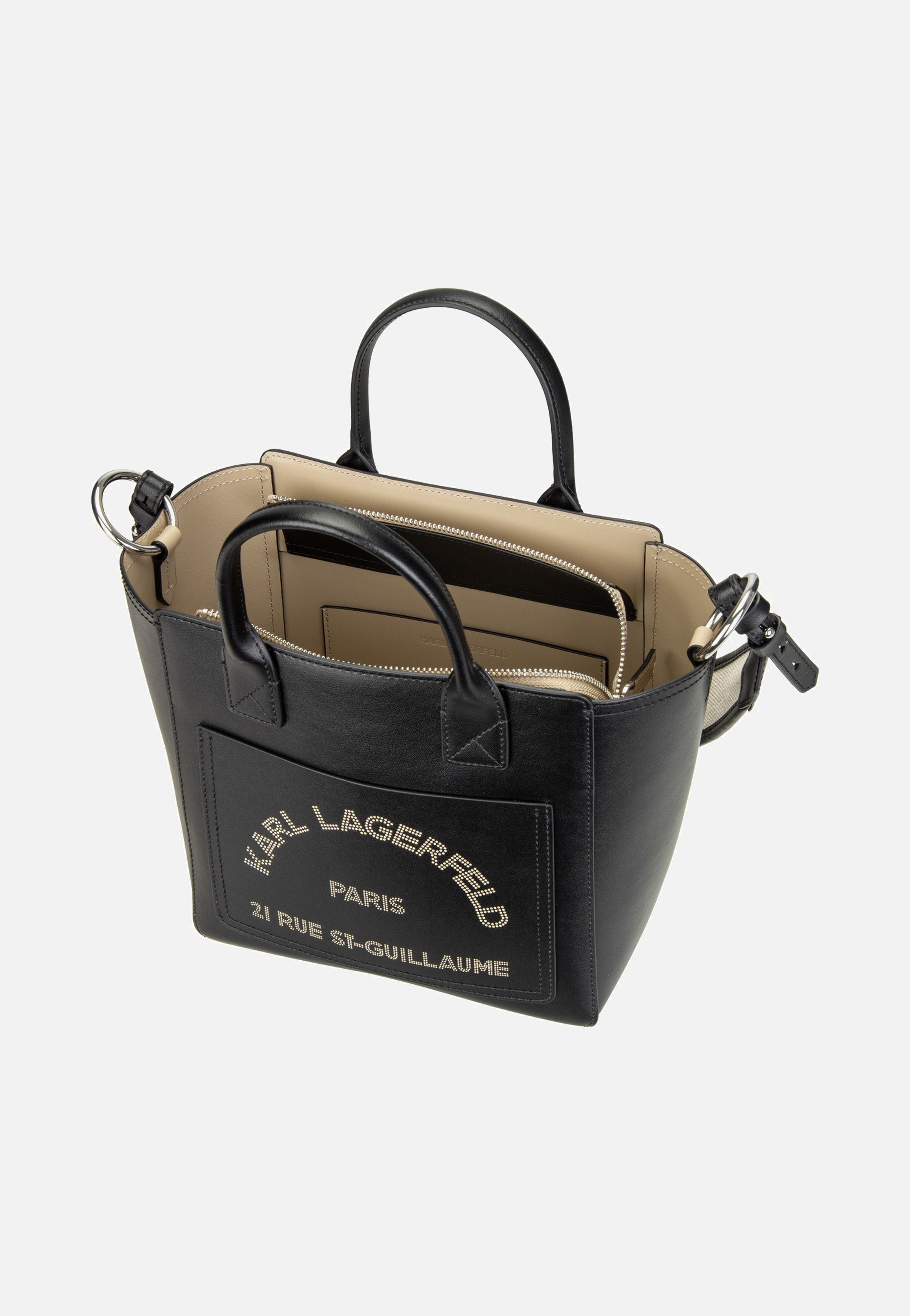 Karl Lagerfeld K/Daily SM Tote Black-Nickel Tote Bag