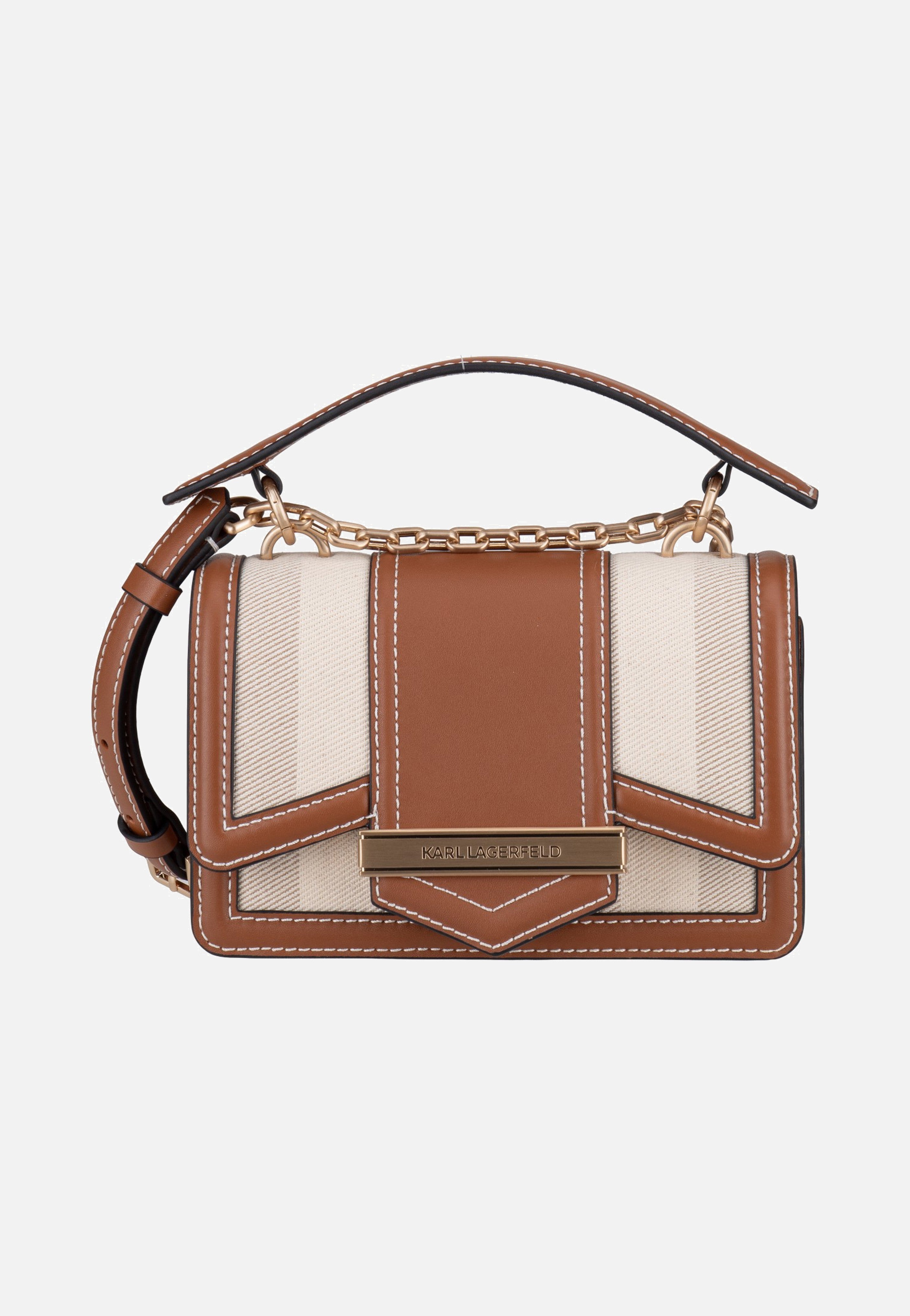 Karl Lagerfeld - K/Nova SM CB Herr Natural Canvas Tan - Handle Bag | Women-Image