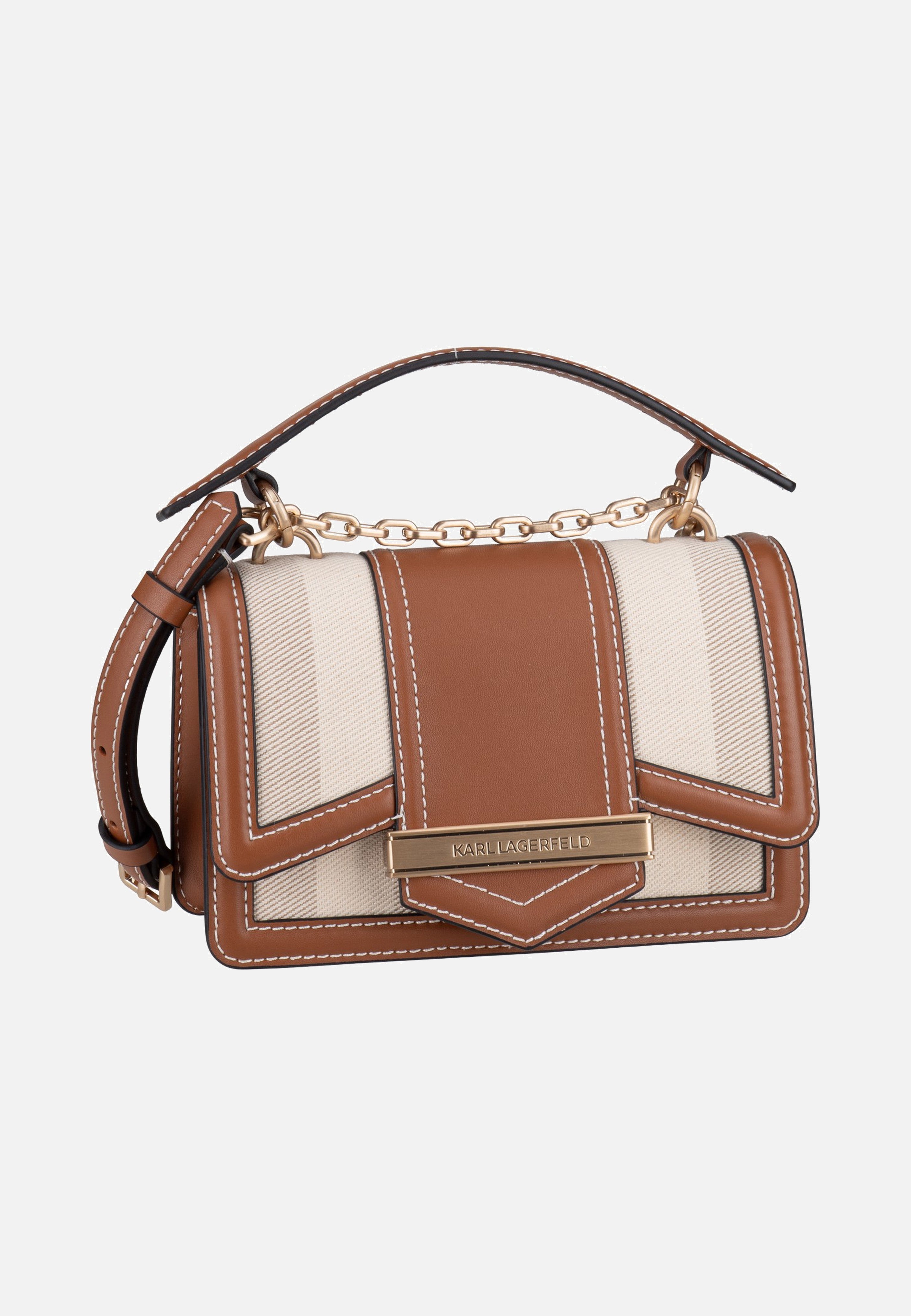 Karl Lagerfeld - K/Nova SM CB Herr Natural Canvas Tan - Handle Bag | Women-Image