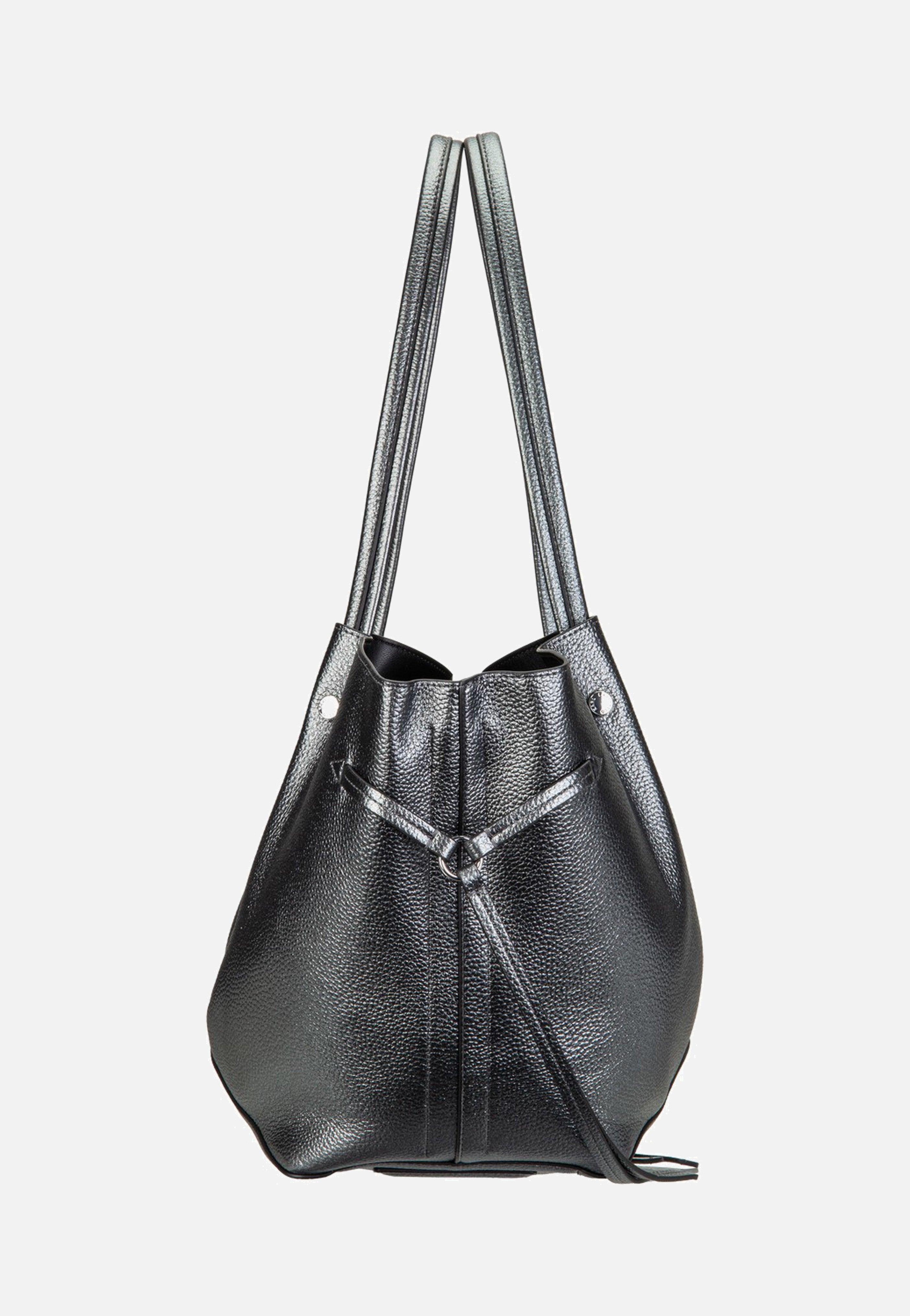Karl Lagerfeld K/Pierced MD Tote Gunmetal Tote Bag