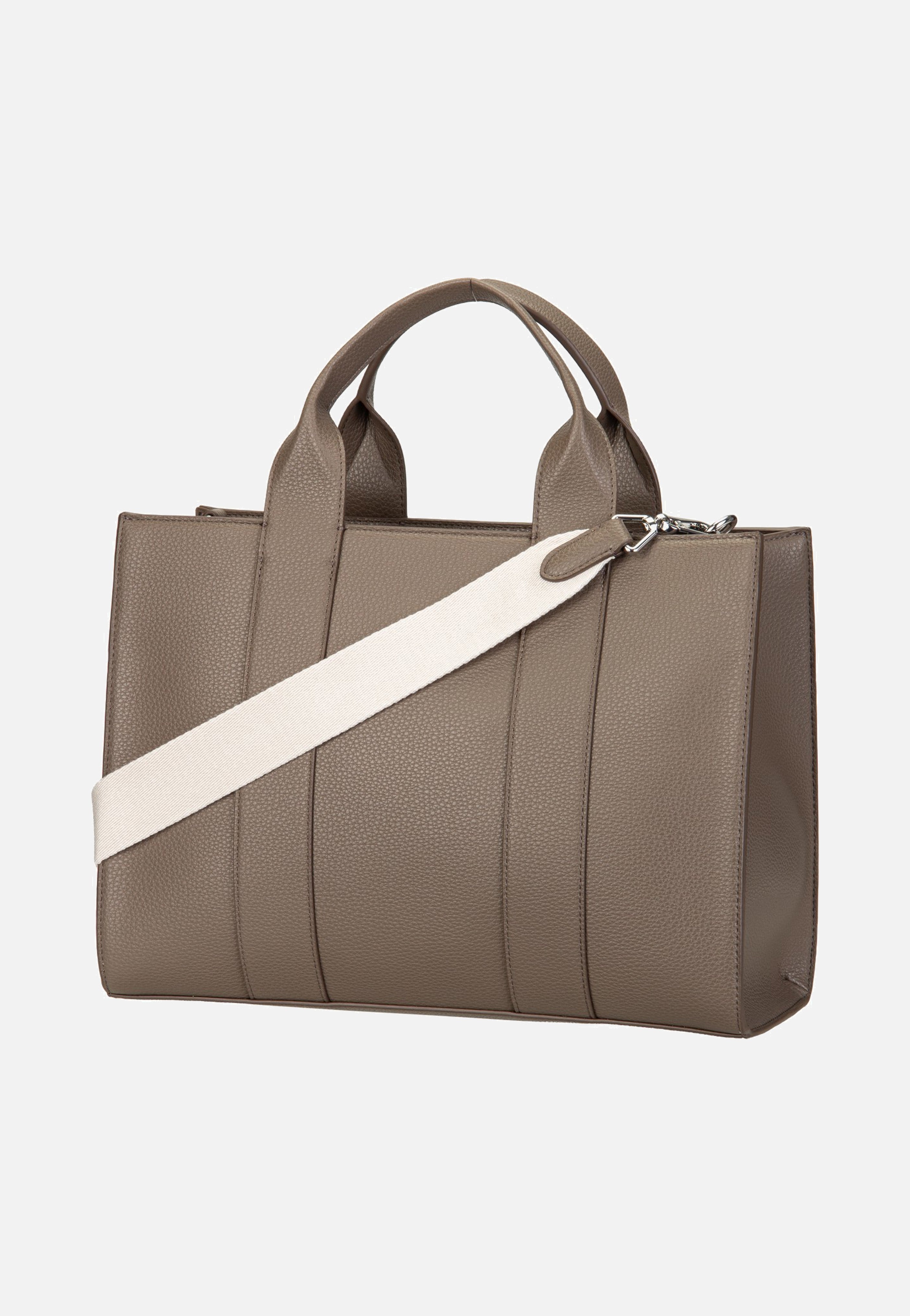 Karl Lagerfeld K/RSG MD Square Tote Pebbled Emb Dark Taupe Tote Bag