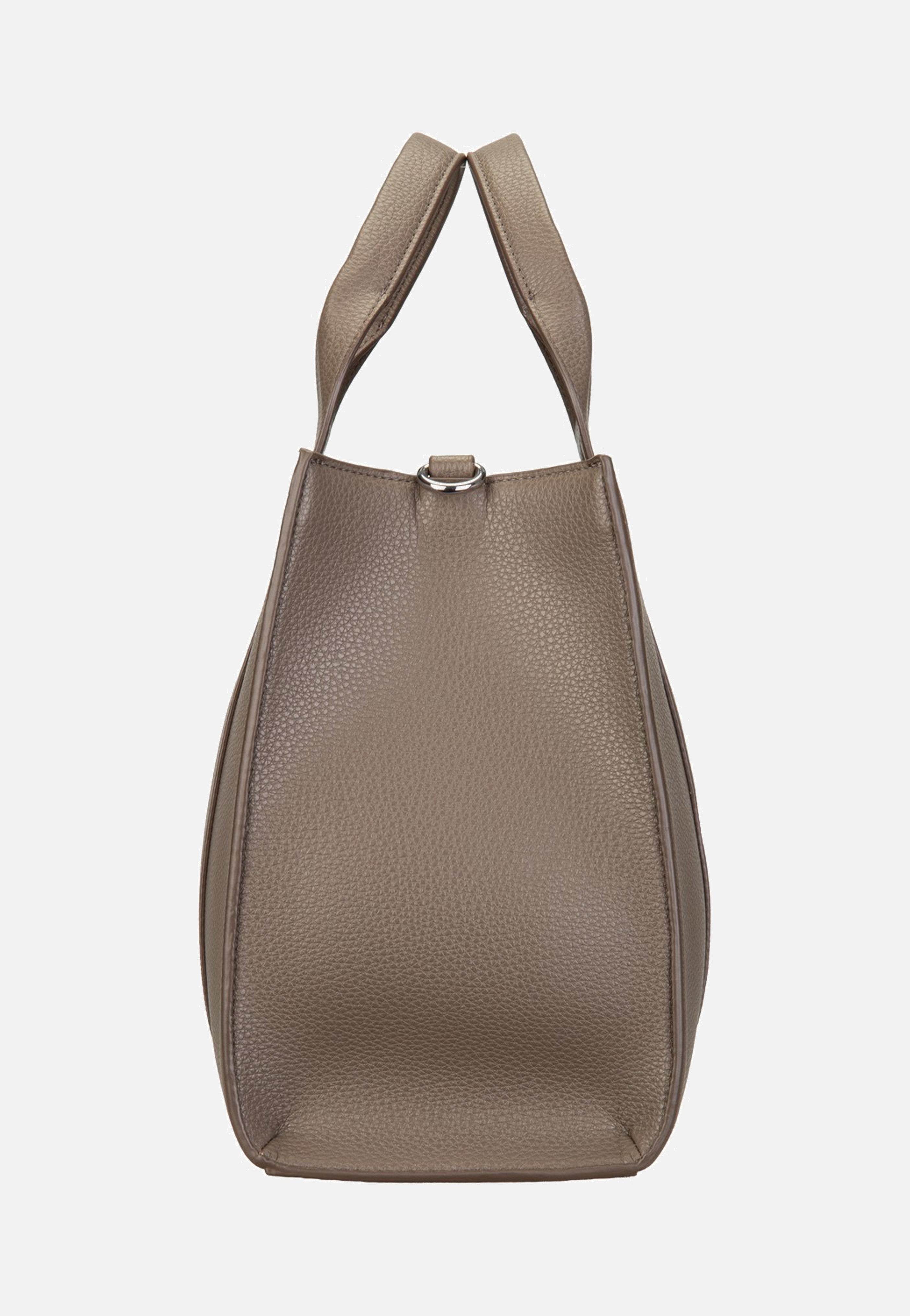 Karl Lagerfeld K/RSG MD Square Tote Pebbled Emb Dark Taupe Tote Bag