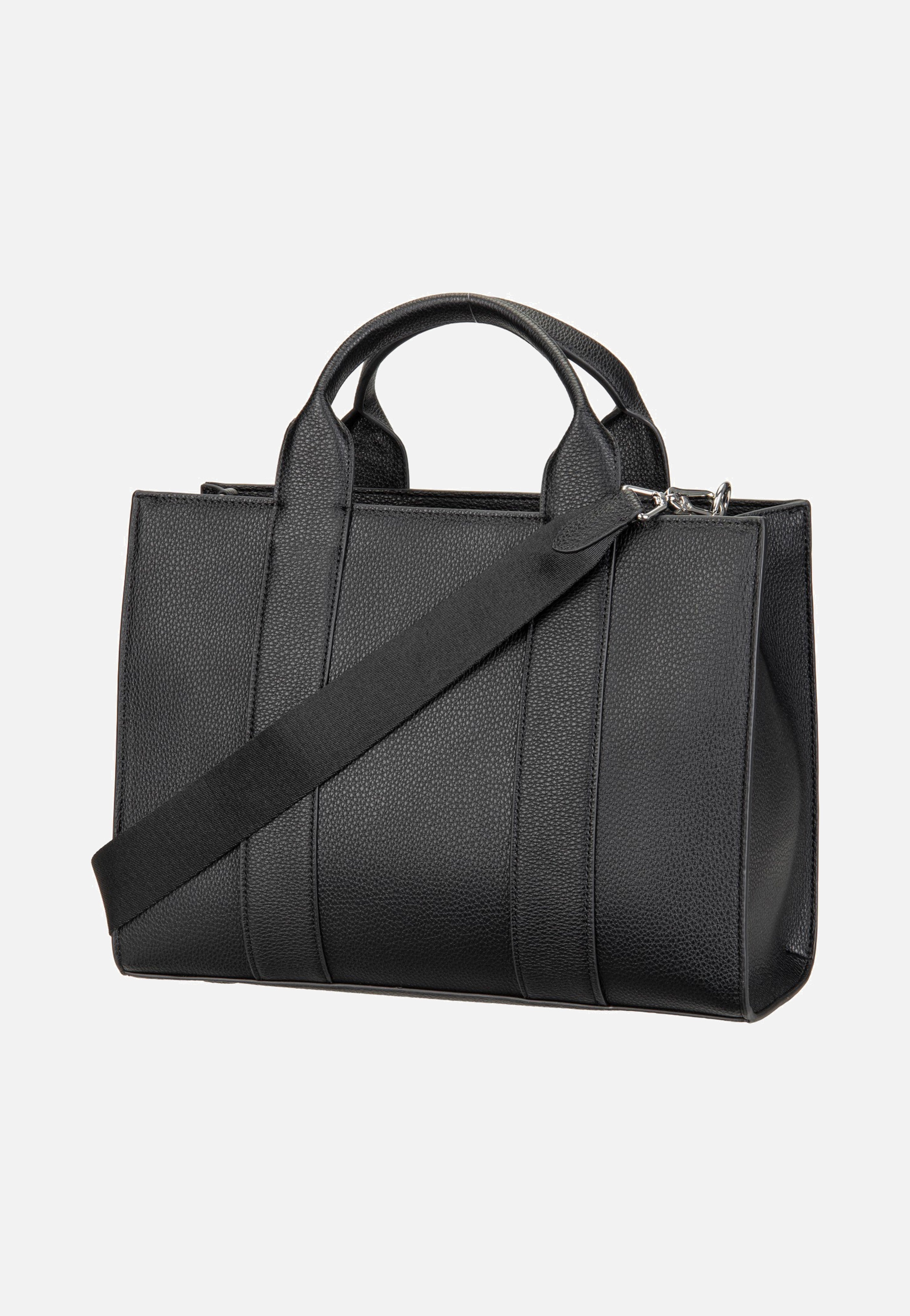 Karl Lagerfeld K/RSG MD Square Tote Pebbled Emb White/Black Tote Bag