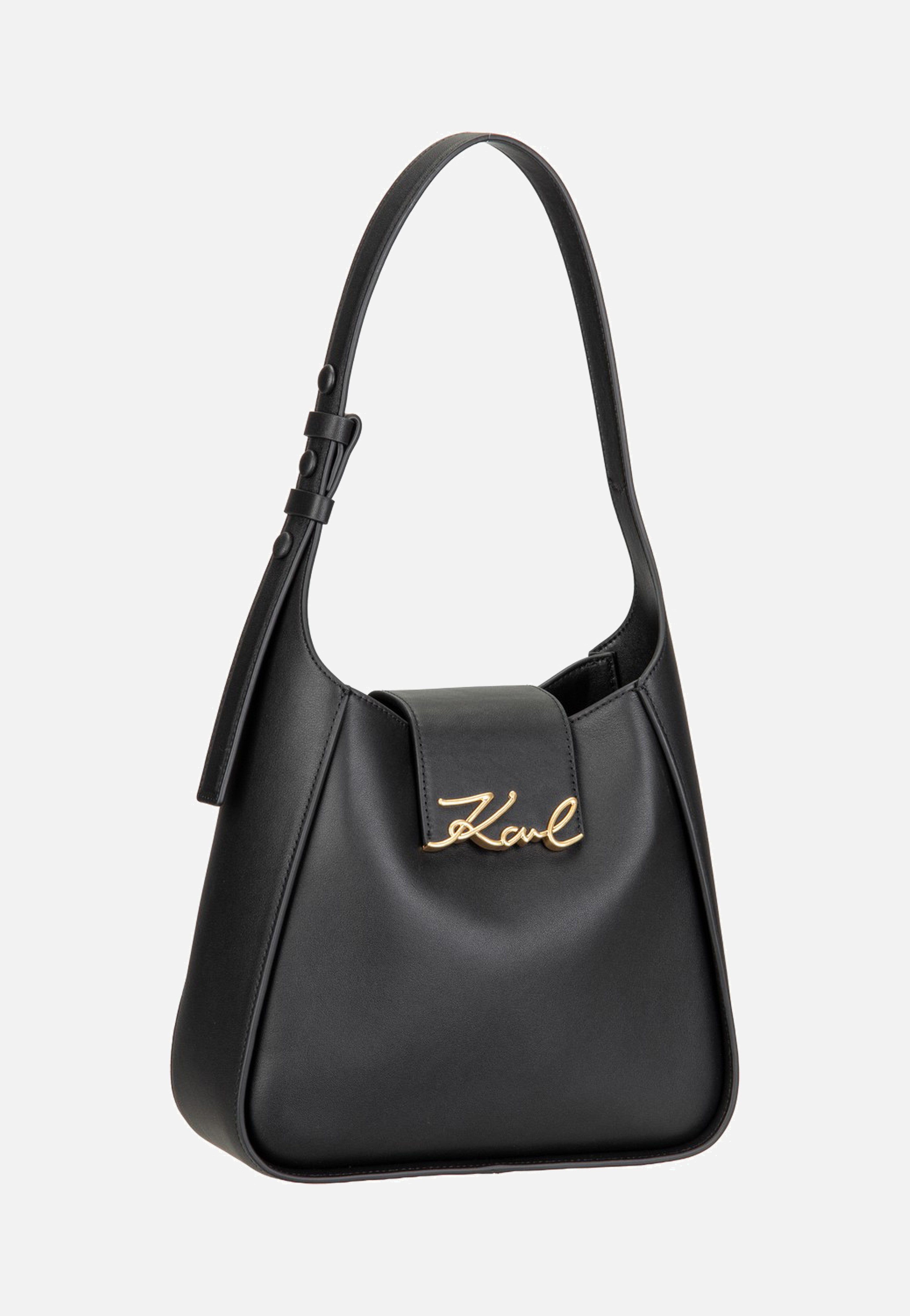 Karl Lagerfeld K/Signature Hobo Black Hobo Bag