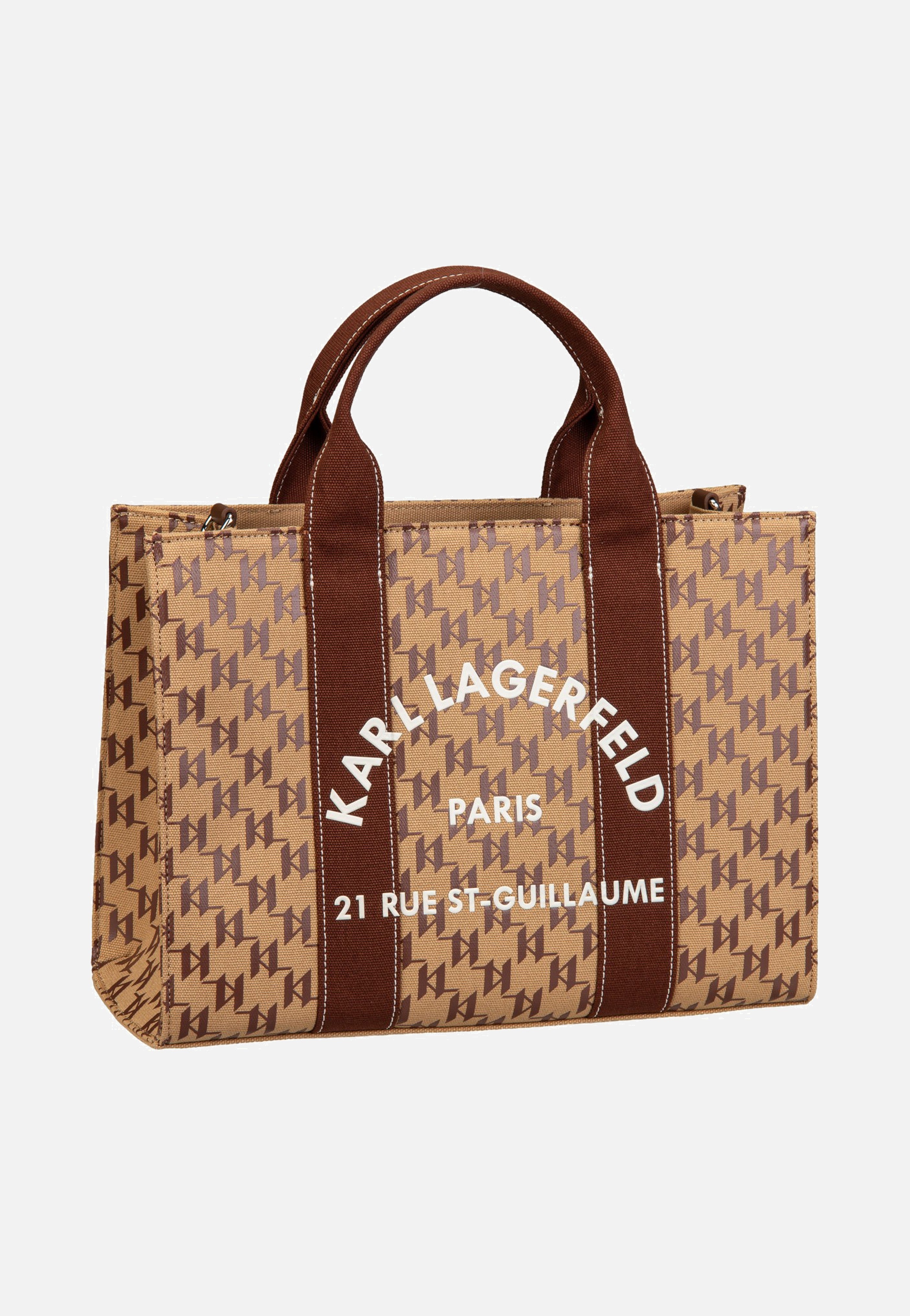 Karl Lagerfeld - K/RSG Square Mono MD Tote Monogram Nougat Brown - Tote Bag | Women-Image