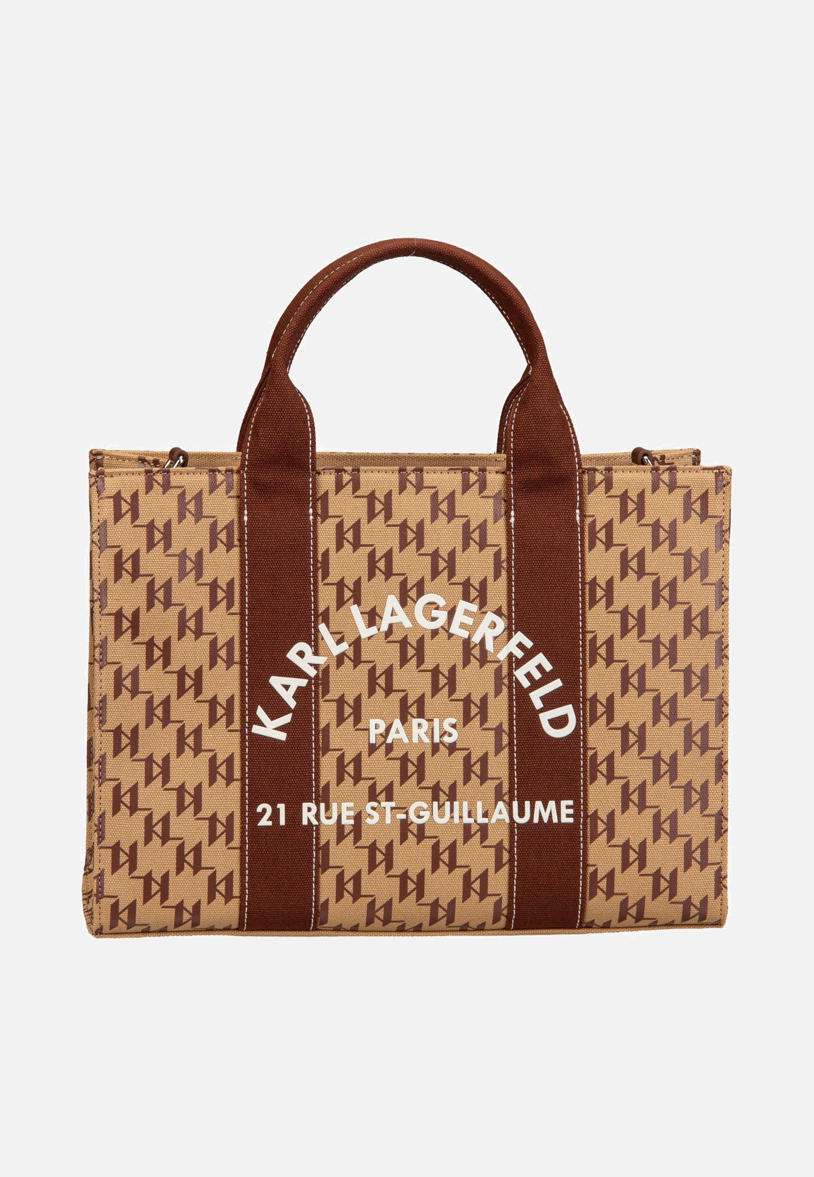 Karl Lagerfeld - K/RSG Square Mono MD Tote Monogram Nougat Brown - Tote Bag | Women-Image