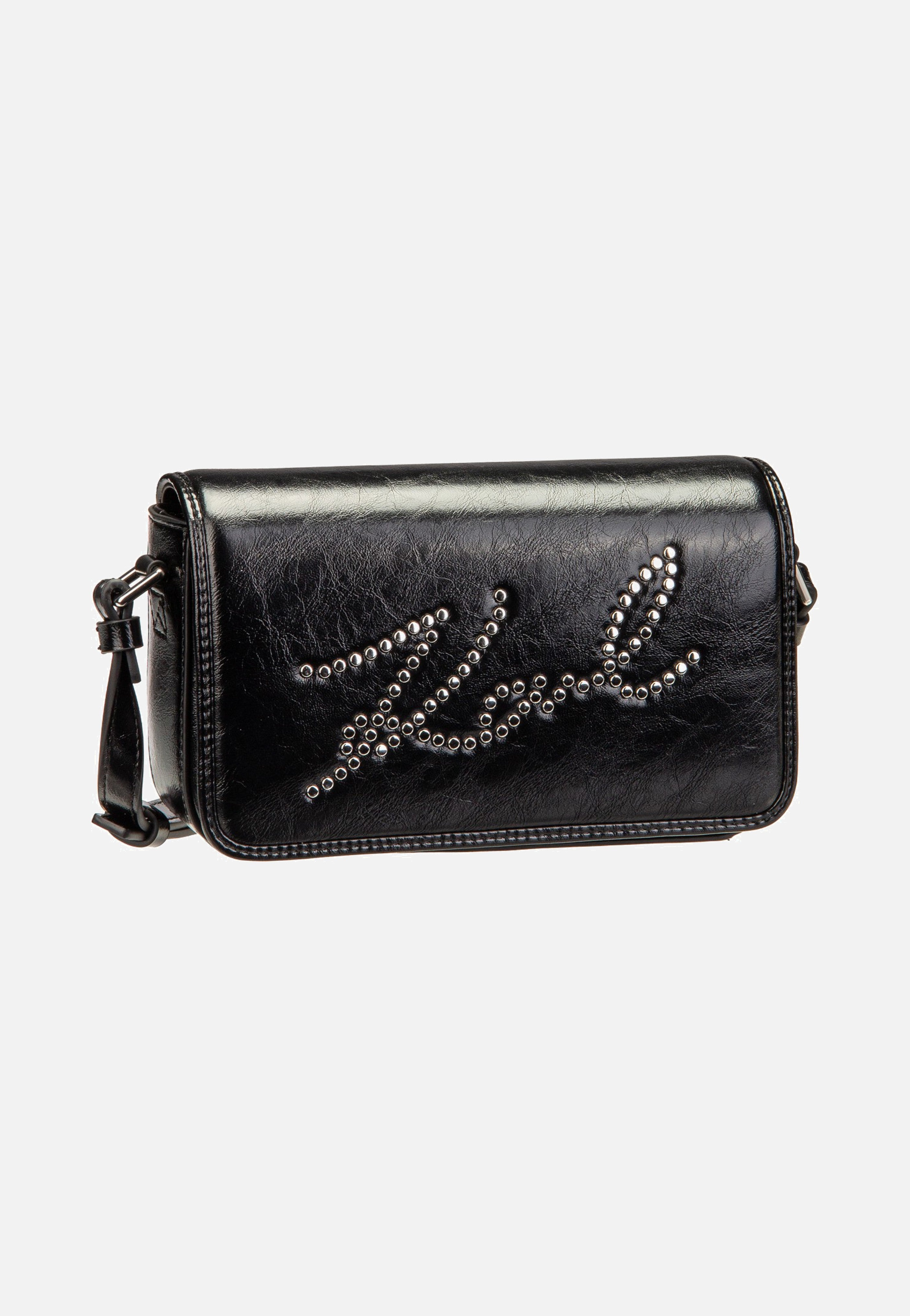 Karl Lagerfeld - K/Skuare Flap CB Studs 30304 Black/Nickel - Crossbody Bag | Neutral-Image
