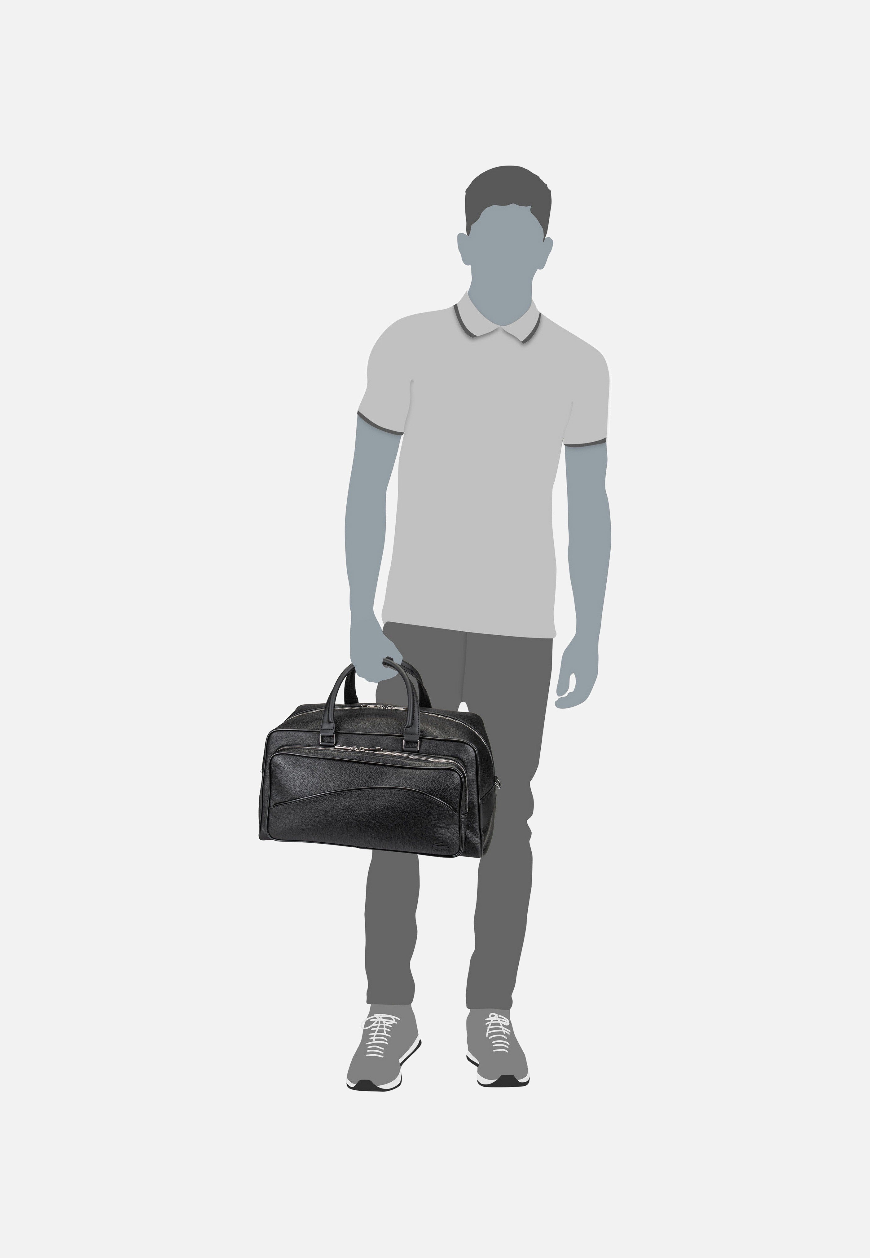 Lacoste - Angy Grained NH4566GY Noir - Weekender | Neutral-Image