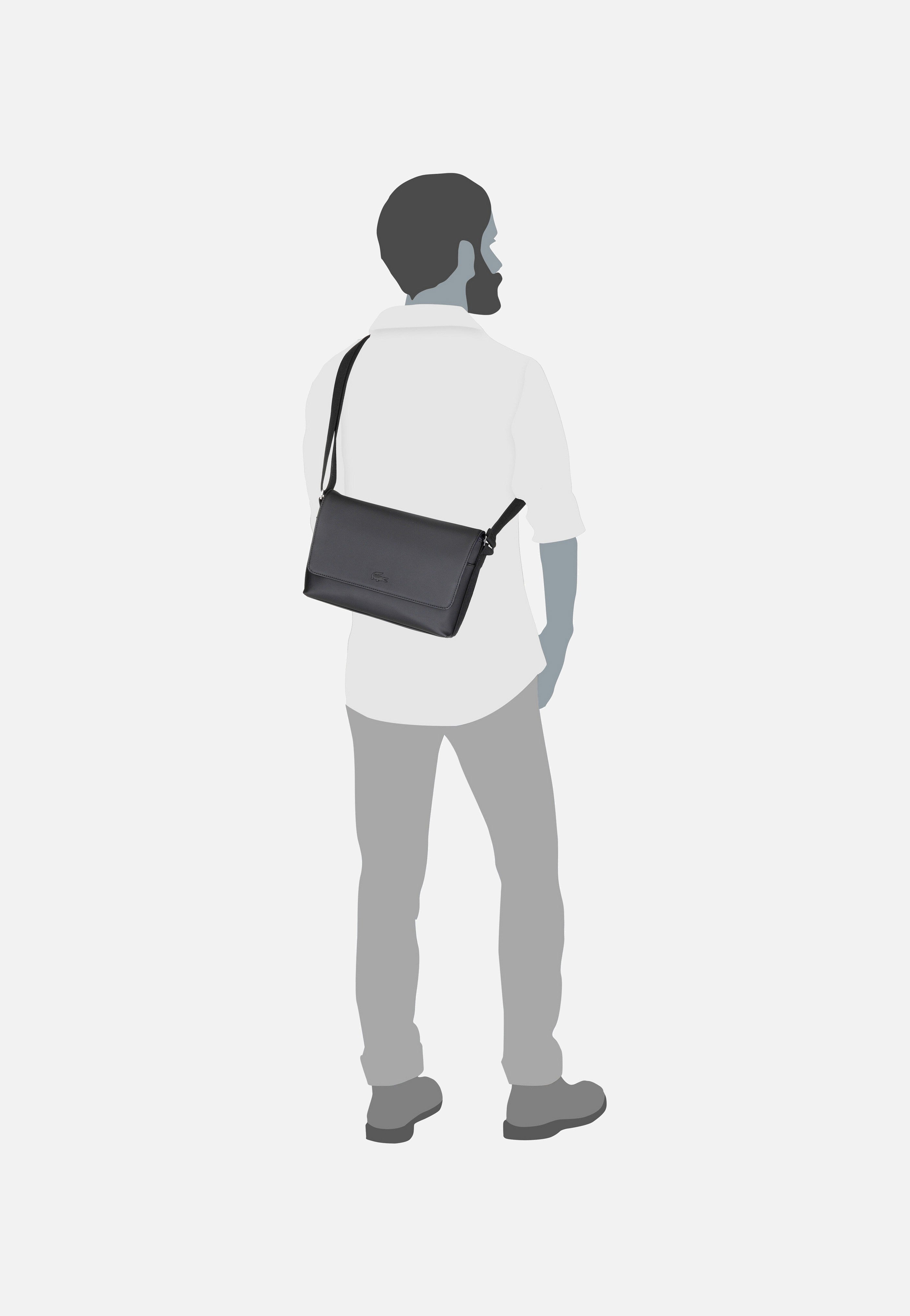 Lacoste - Men's Classic NH4645HC Black - Messenger Bag | Men-Image