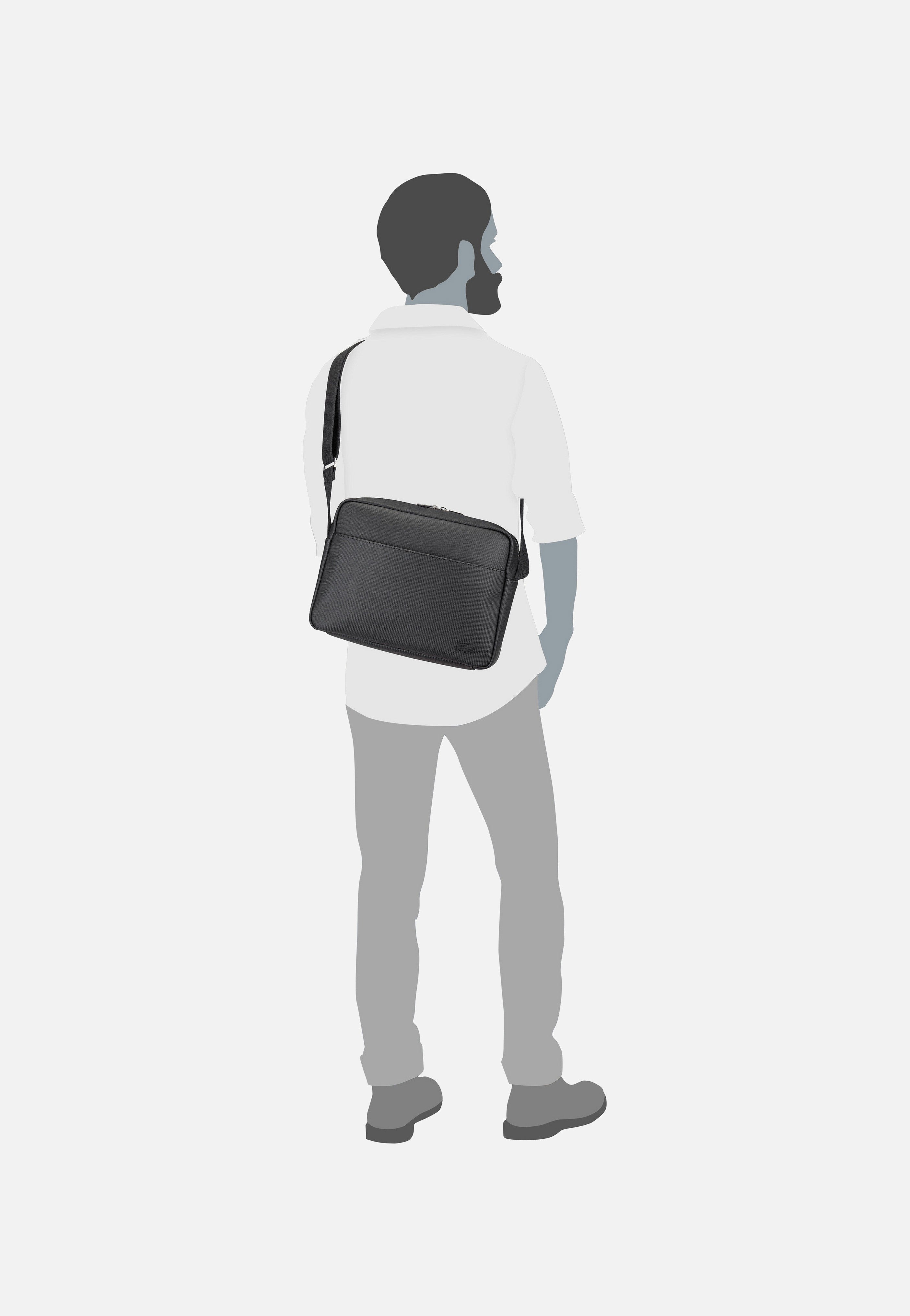 Lacoste Men`s Classic NH4859HC Noir - Crossbody Bag | Sakoi