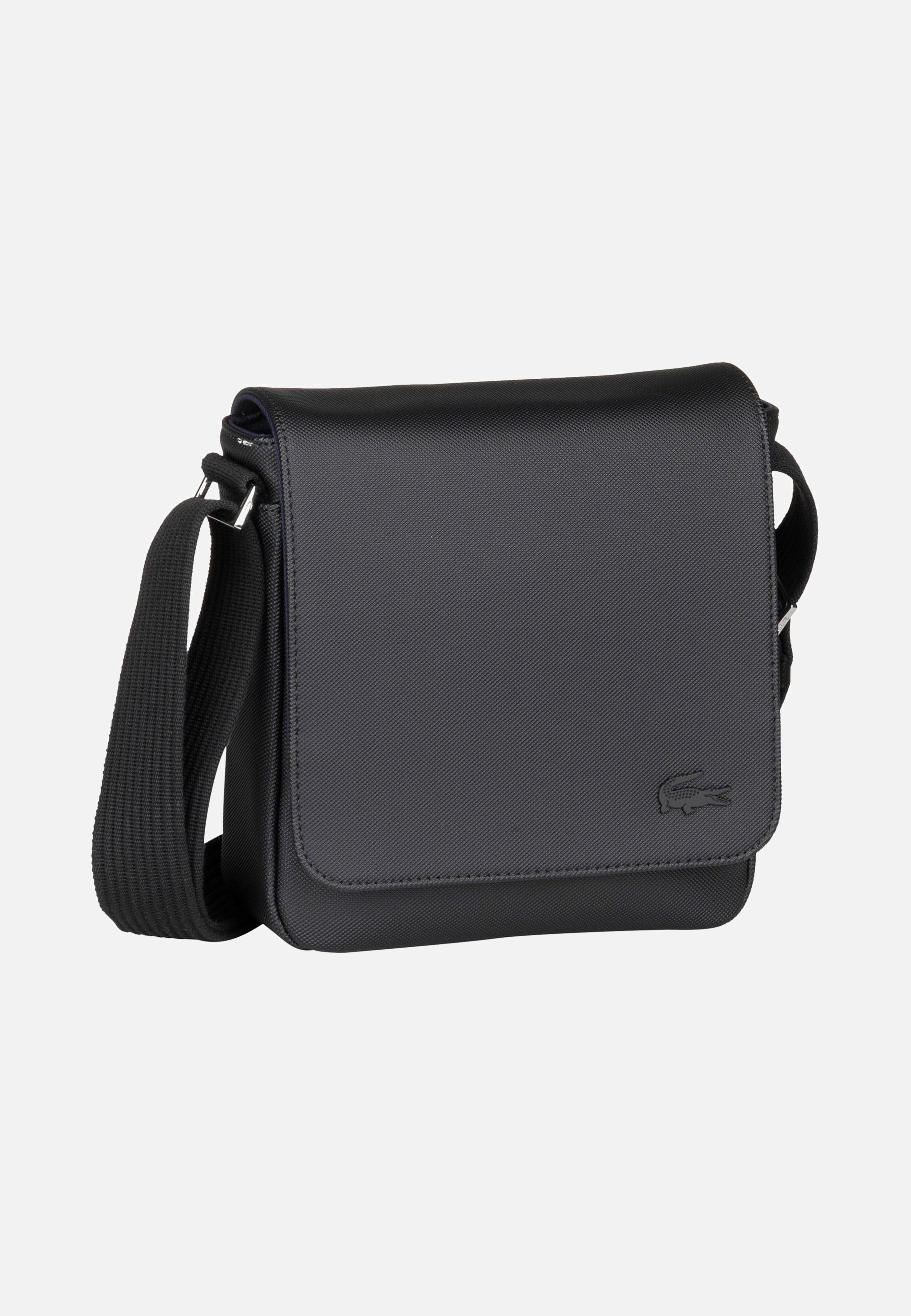 Lacoste - Men's Classic Piqué NH4423HC Black - Crossbody Bag | Men-Image