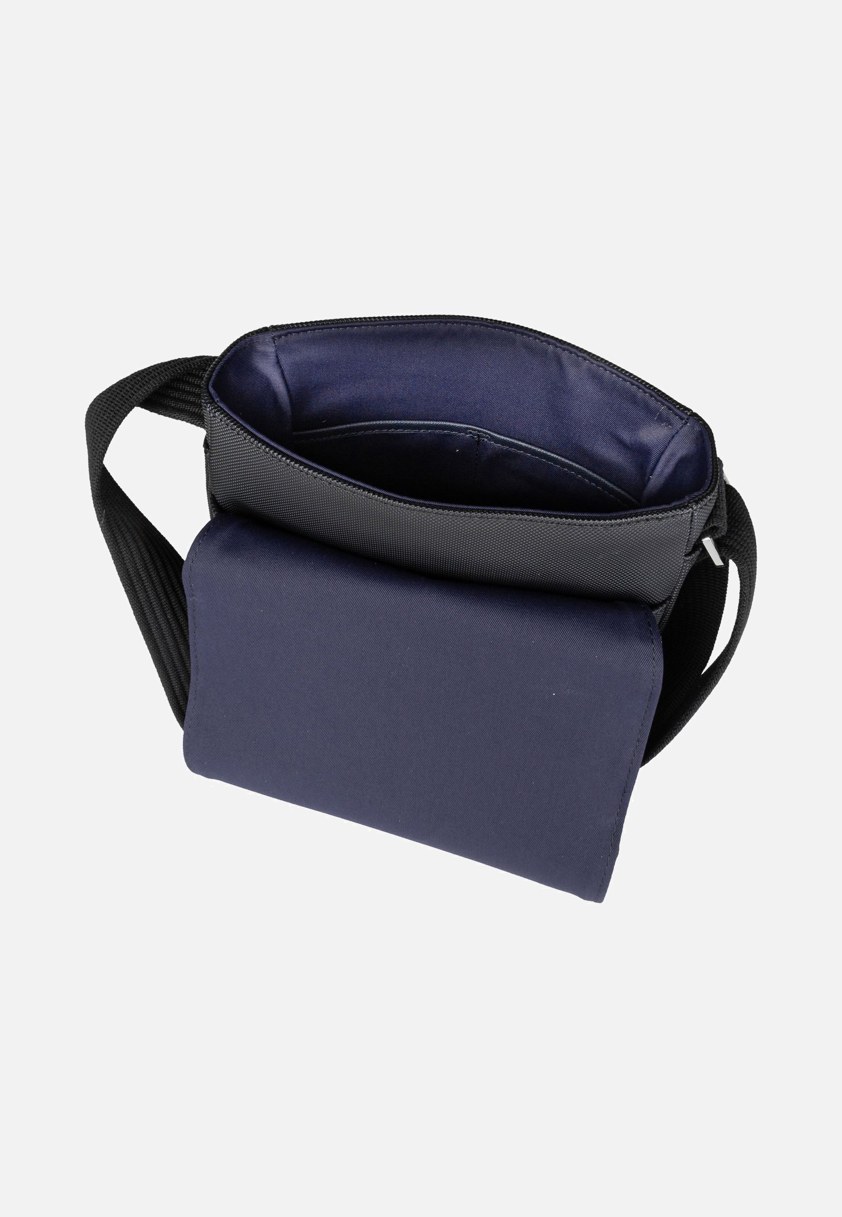 Lacoste Men's Classic Piqué NH4423HC Black Crossbody Bag