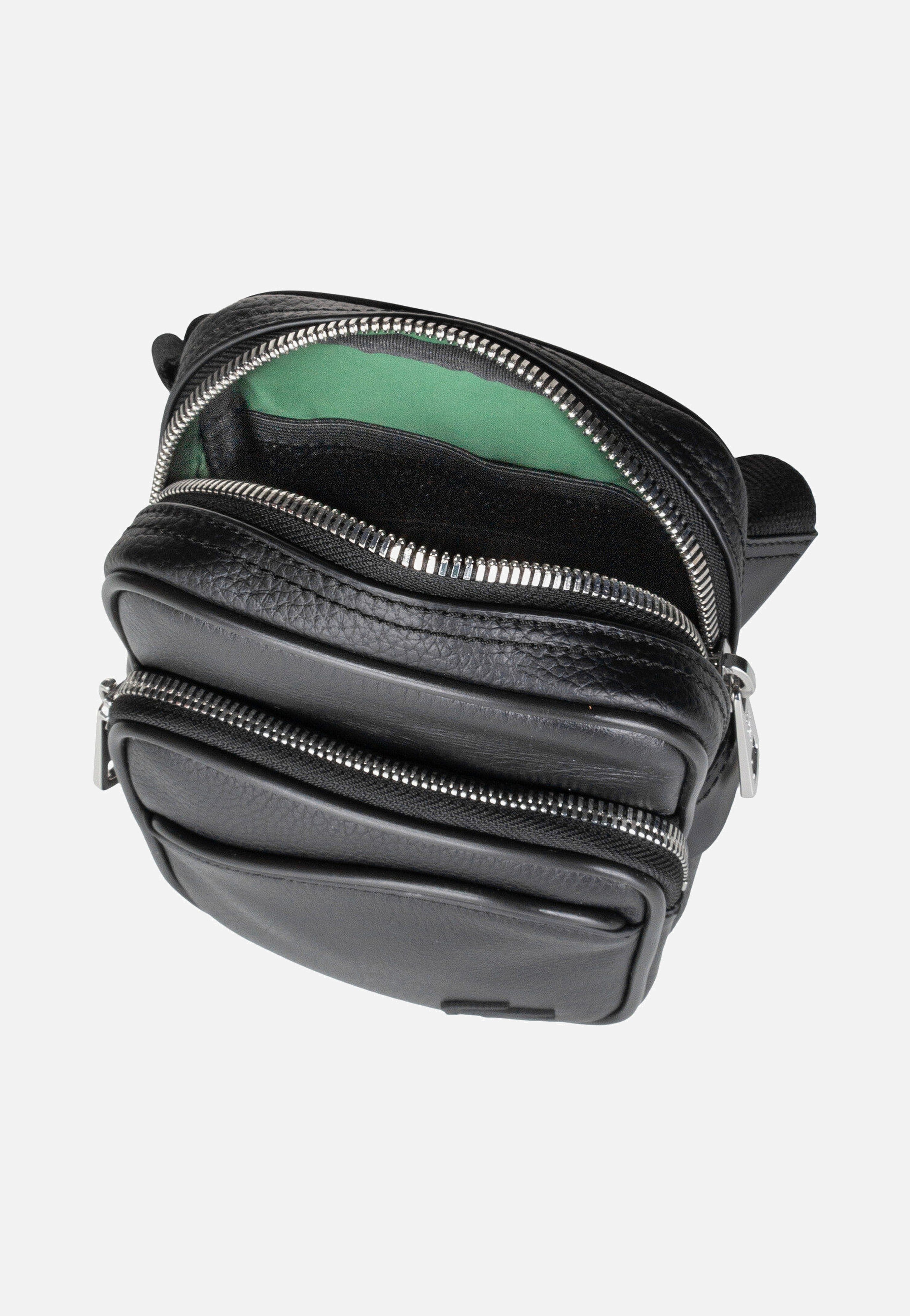 Lacoste - Small Angy Grain NH4563GY Black - Shoulder Bag | Men-Image