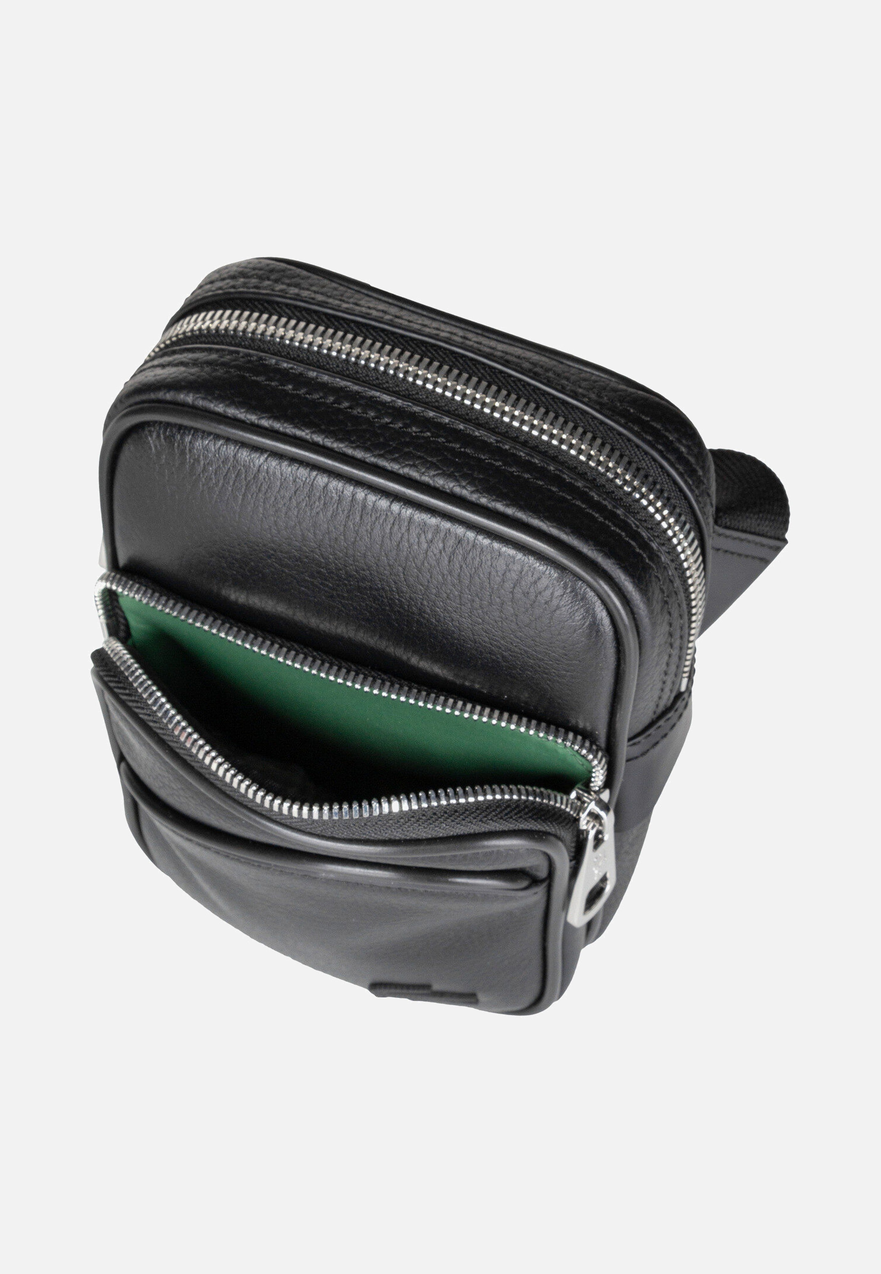Lacoste - Small Angy Grain NH4563GY Black - Shoulder Bag | Men-Image
