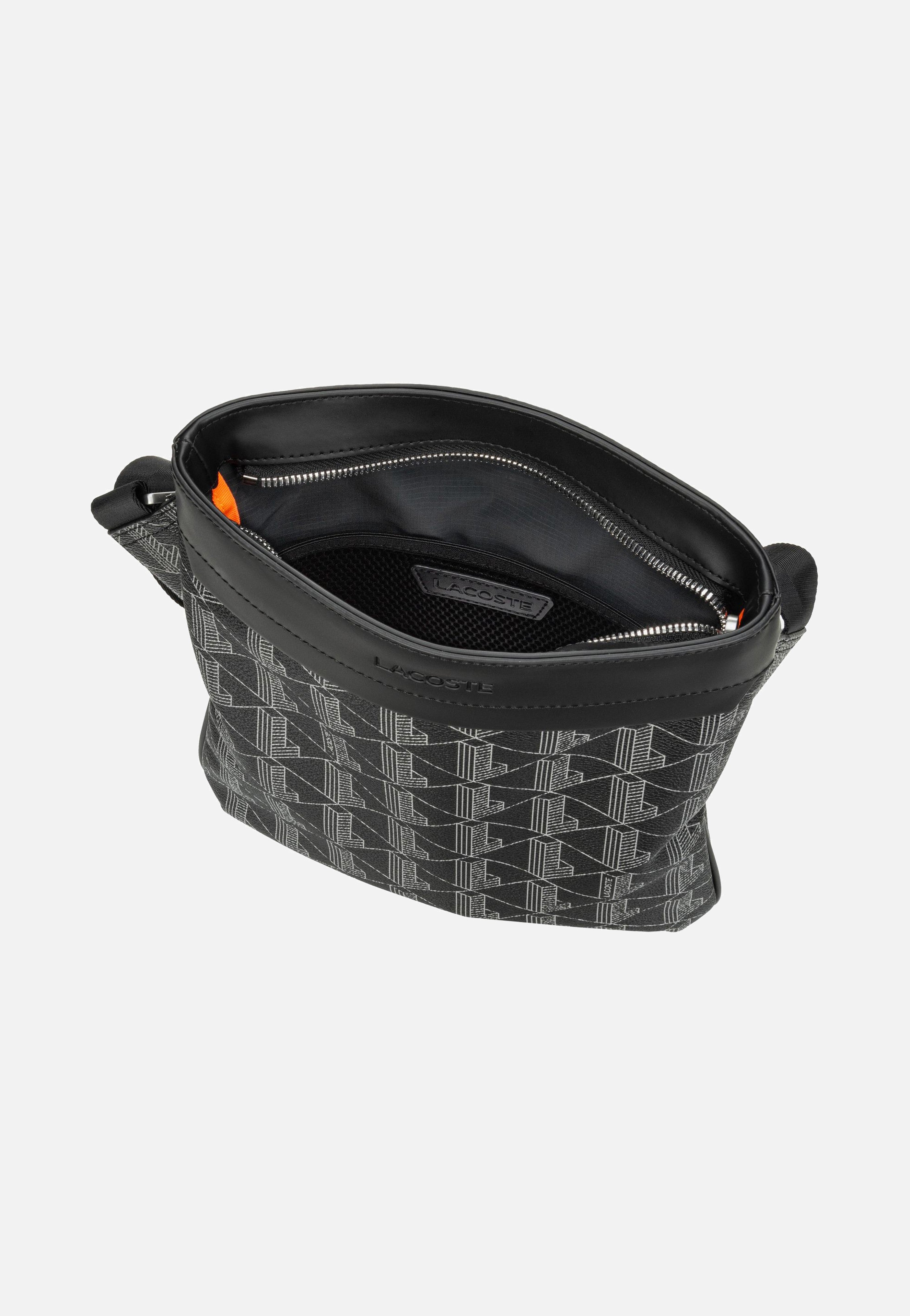 Lacoste - The Blend Flat 4260 Monogram Noir Gris - Pouch Bag | Men-Image