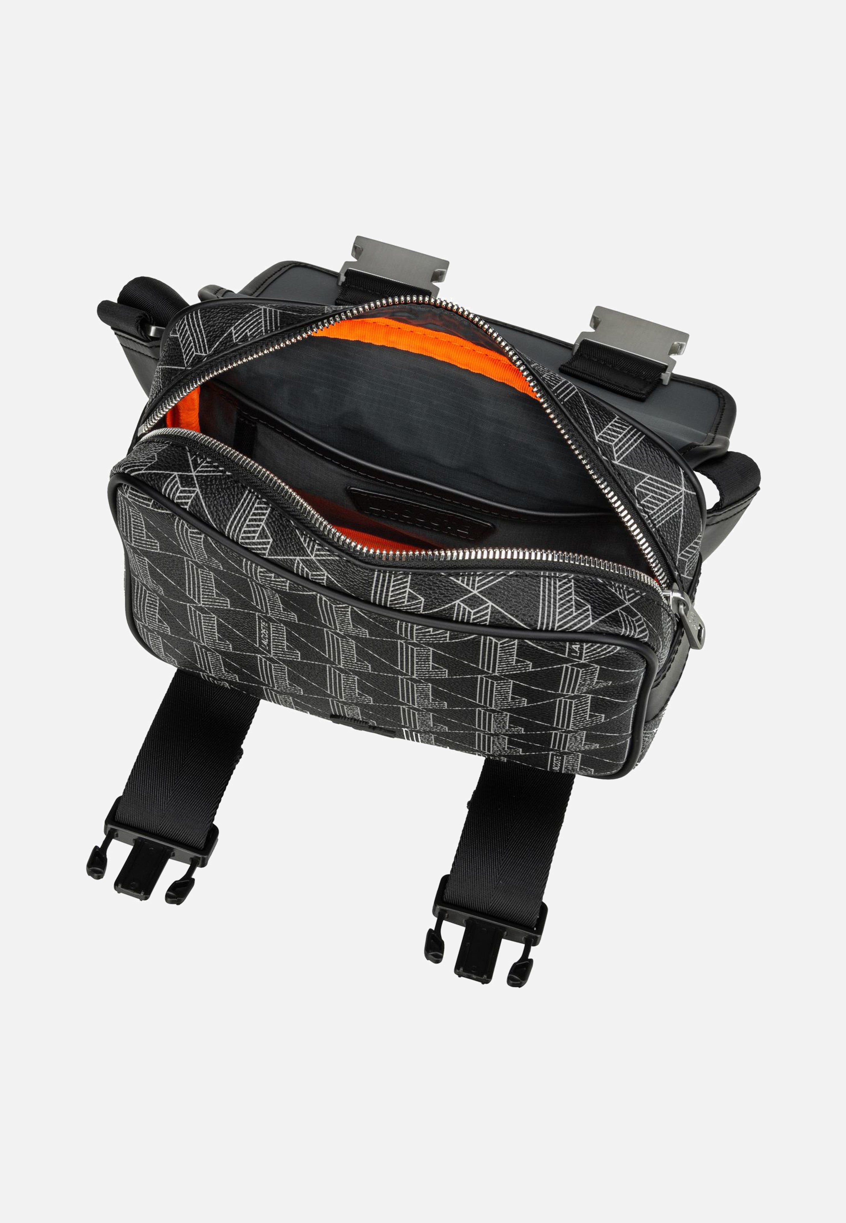 Lacoste - The Blend Bag 3787 Monogramm Noir Gris - Crossbody Bag | Men-Image